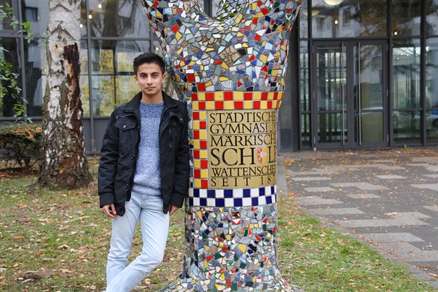 Mohamad Ali Mohamad, Schüler des Märkischen Gymnasiums, nimmt am  Schülerstipendienprogramm RuhrTalente teil.