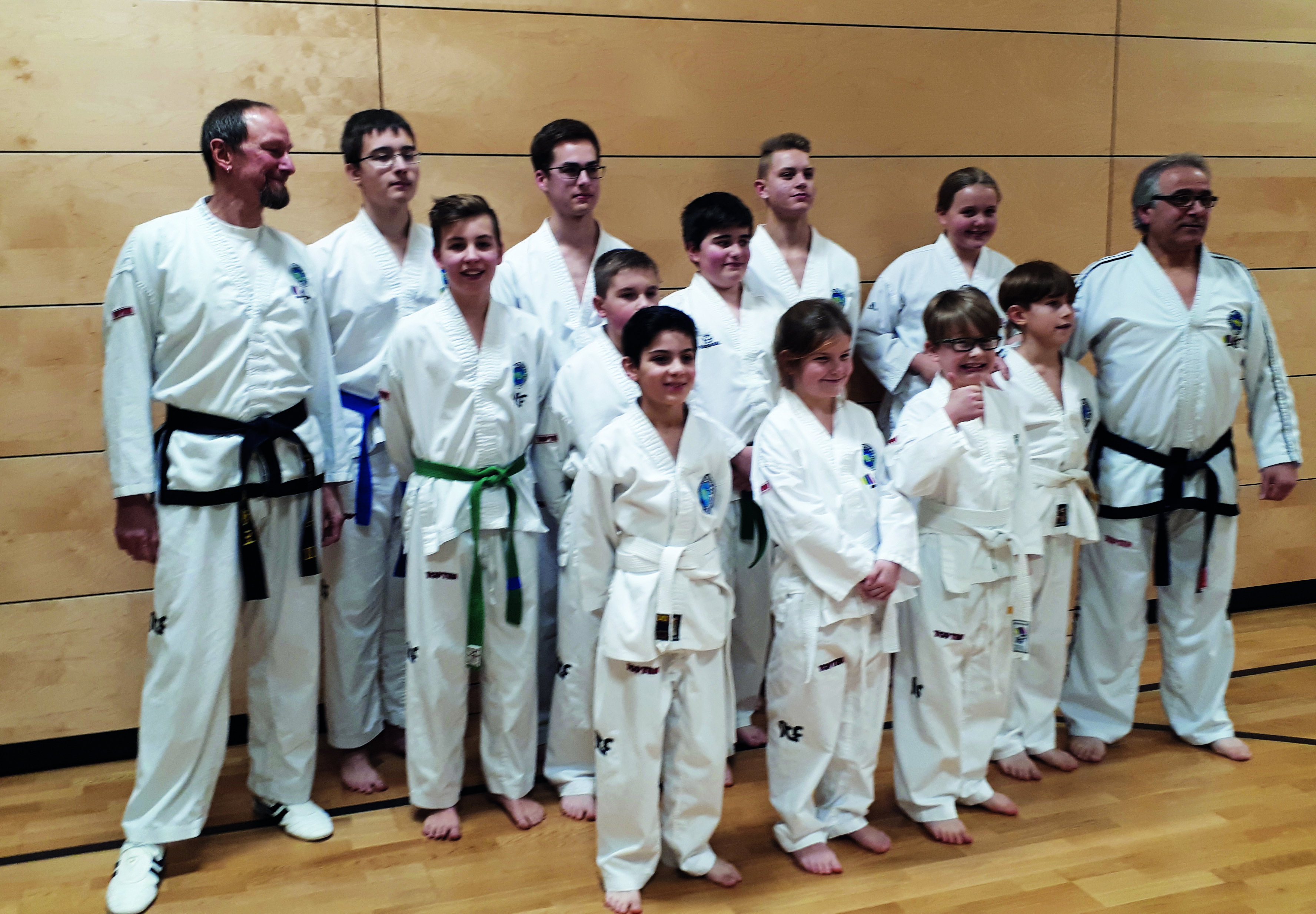 Die Taekwon-Do Abteilung des TV Arnsberg zeigte sich gut vorbereitet. Foto: Verein