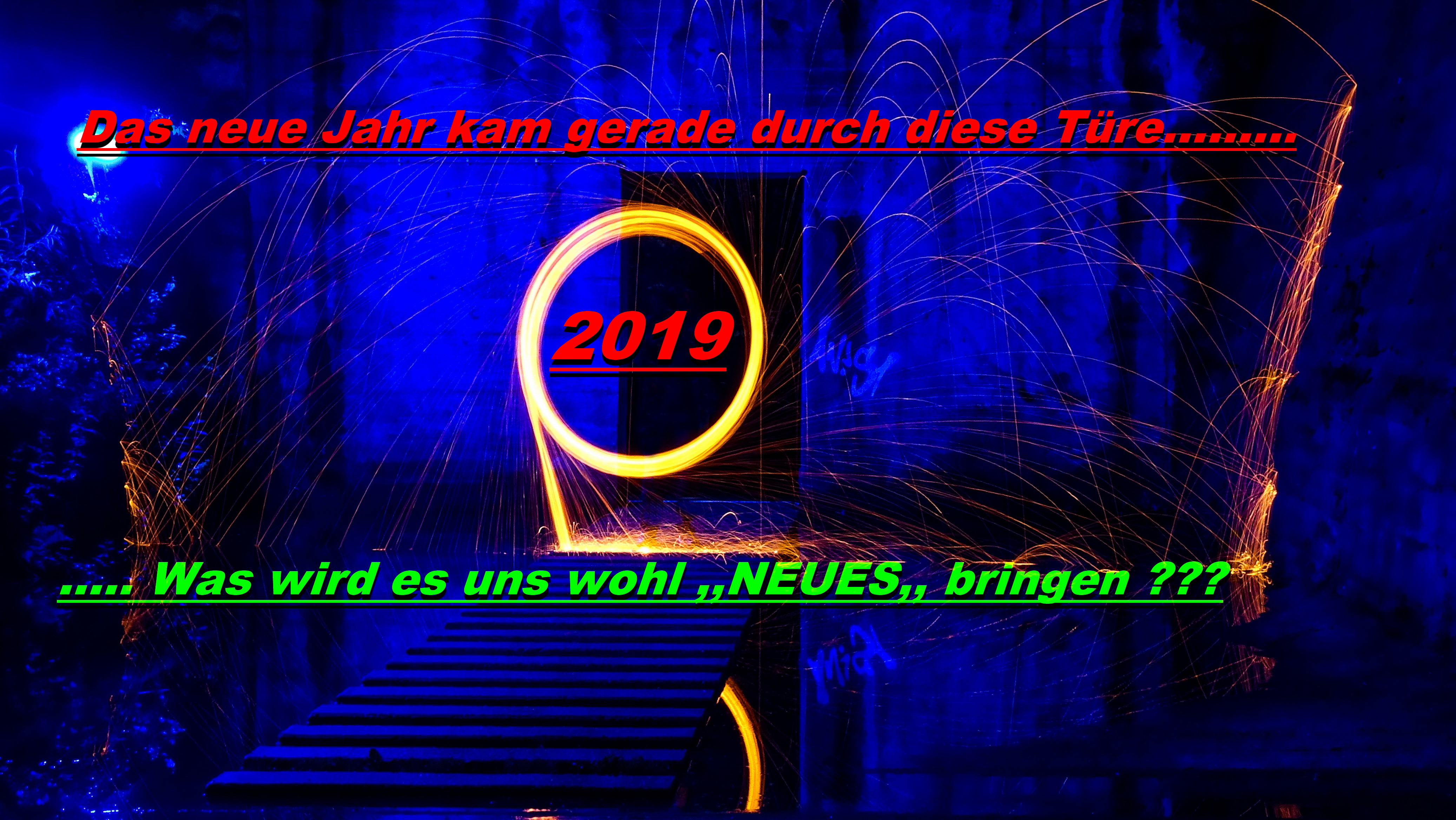 <h2>---- Das alte Jahr war nicht immer gut,------ das neue Jahr bringt vielleicht etwas mehr Hoffnung----</h2><h2></h2>