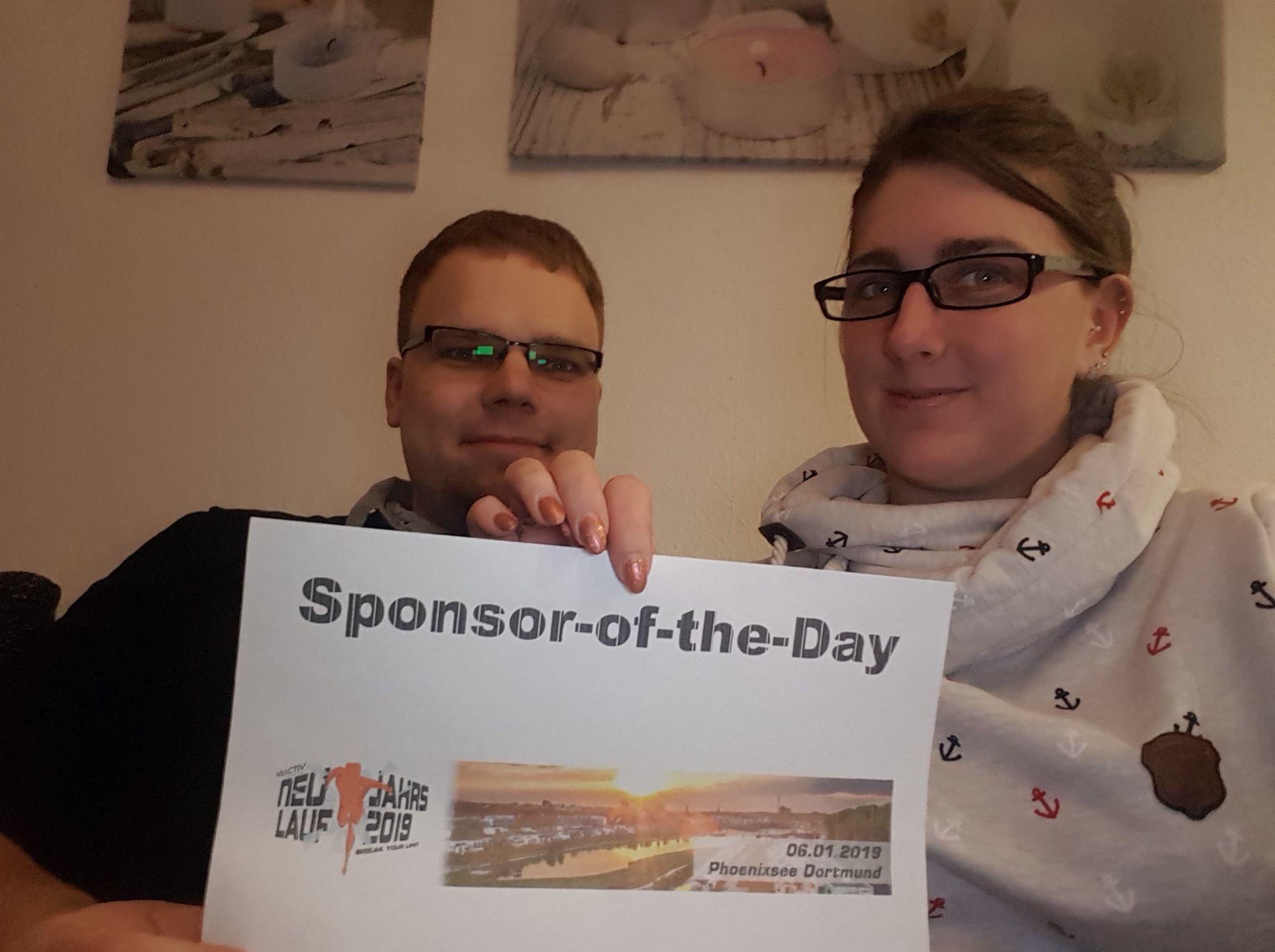 4. Sponsor-of-the-Day Sarah und Christopher Grundmann!