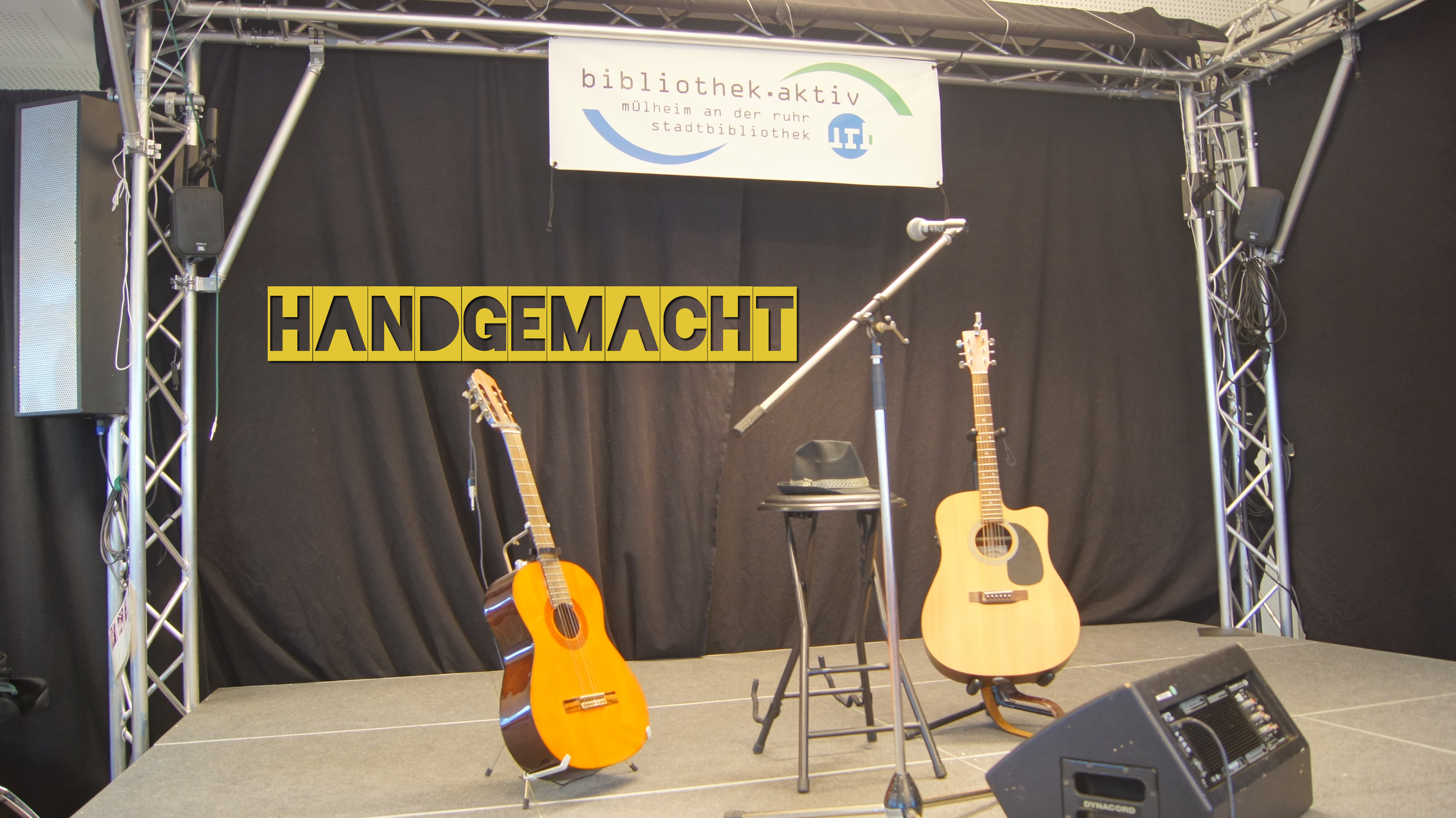 Handgemacht - die Bühne
