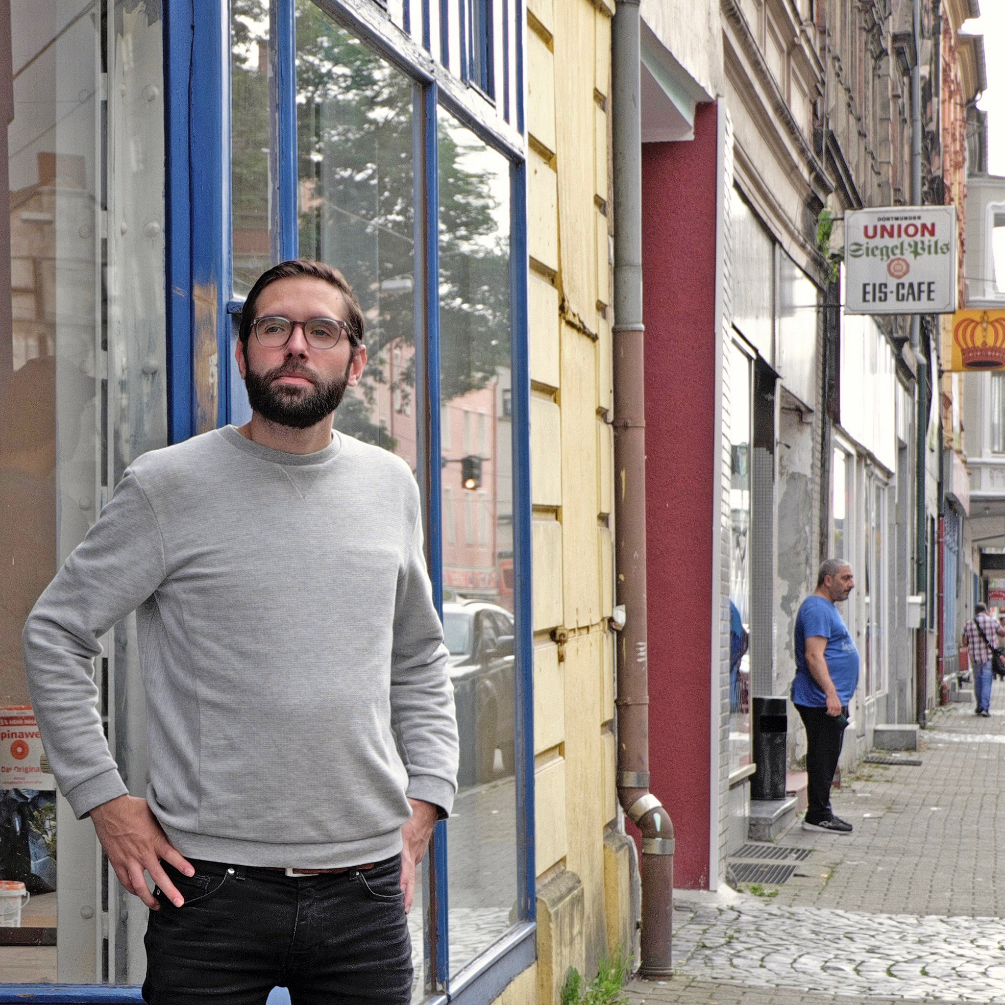 Die Wahrheit ist nun raus: Roman Pilgrim bleibt hier in seinem Revier und das sieht er in Ückendorf mitten drin in der Galeriemeile.