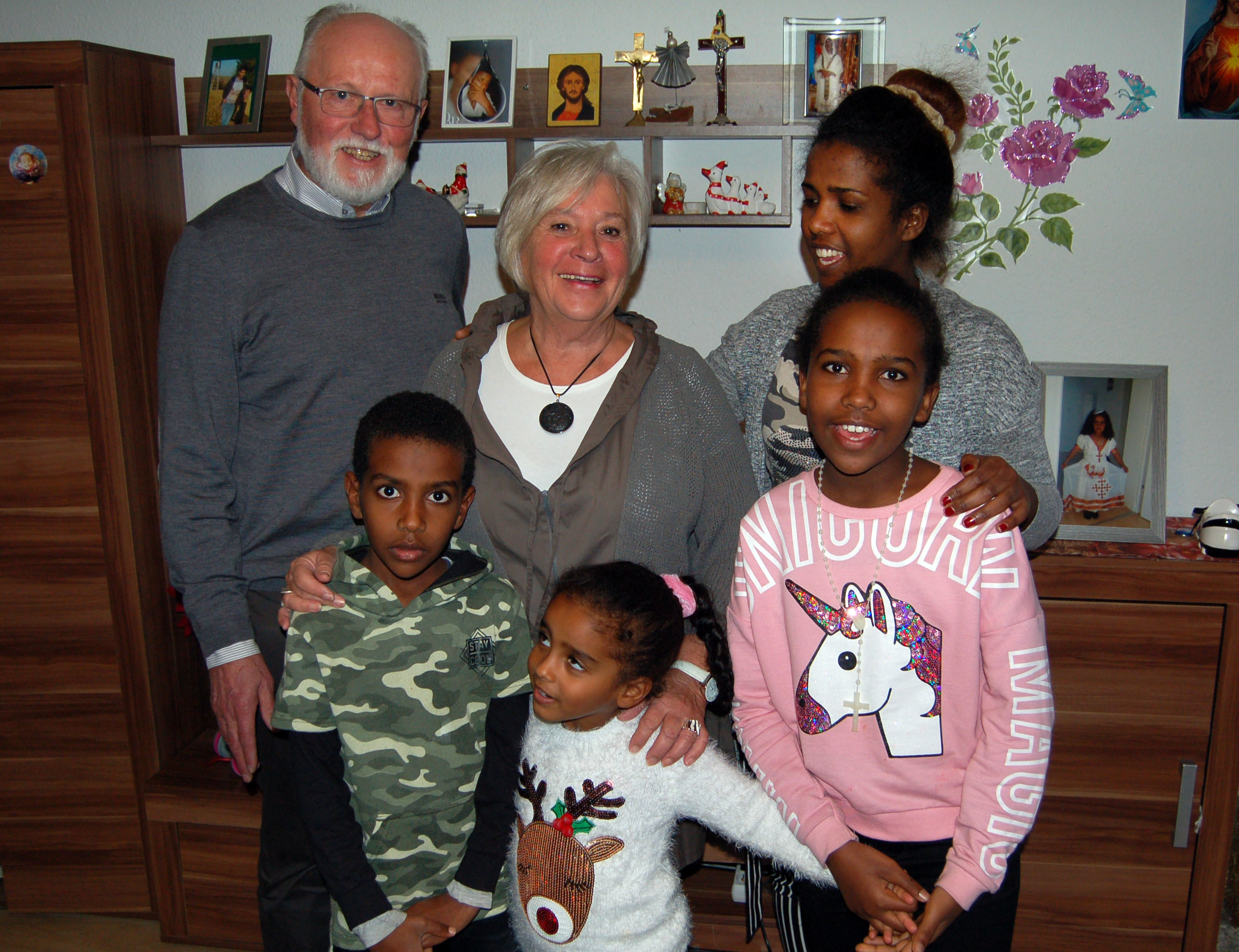 Seit einem Jahr helfen Marie-Luise und Günter Küchmeister den Kindern von Misrit Hagos.