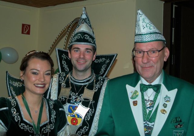  Gocher Karnevalsprinzenpaar vom KCC Goch 1994 in 2019 : Narren Illustration 