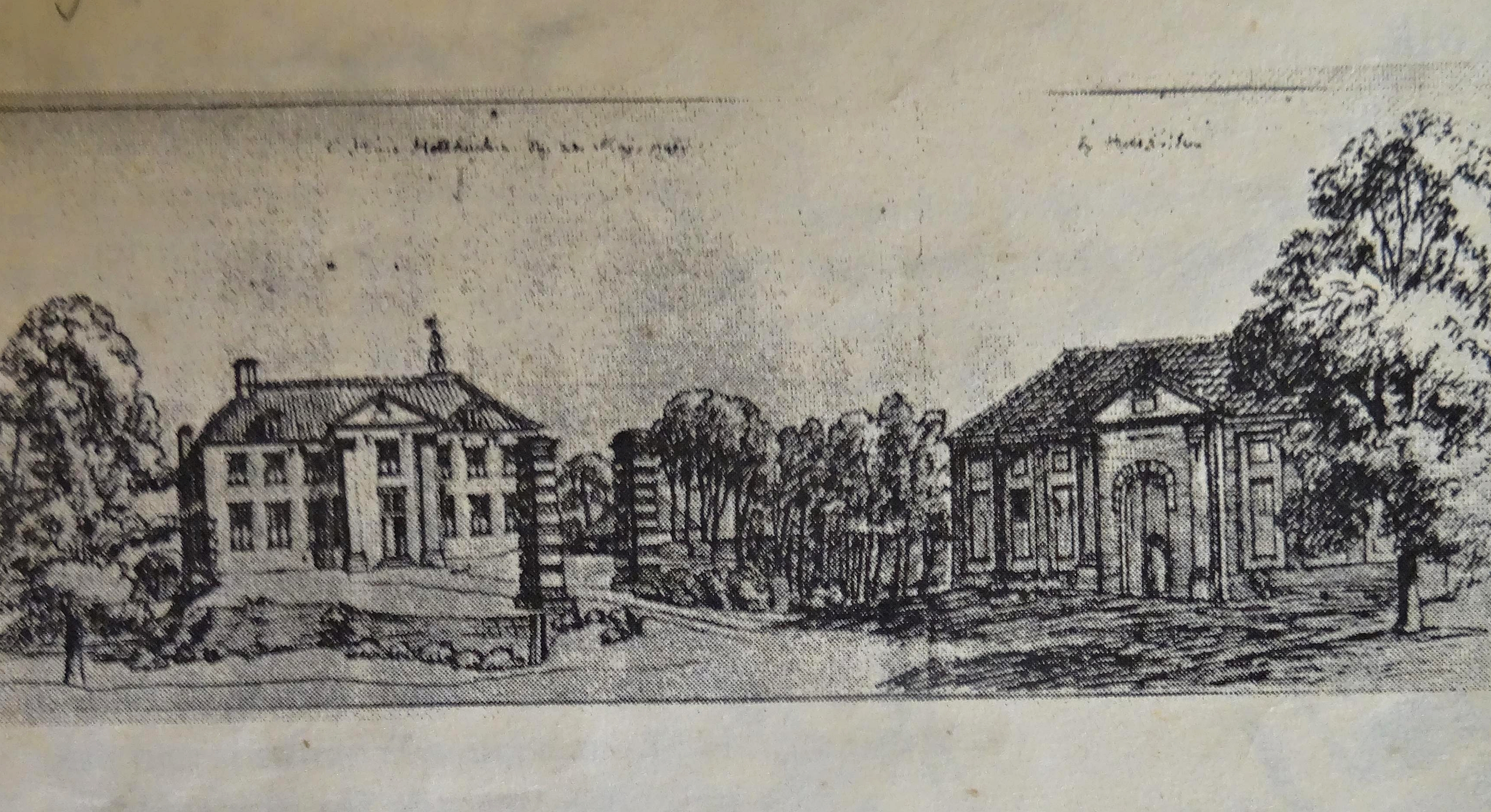 Abb. 1: Jan de Beijer "Haus Holthusen" 1749 Kopie aus Fundus der Fam. Janßen