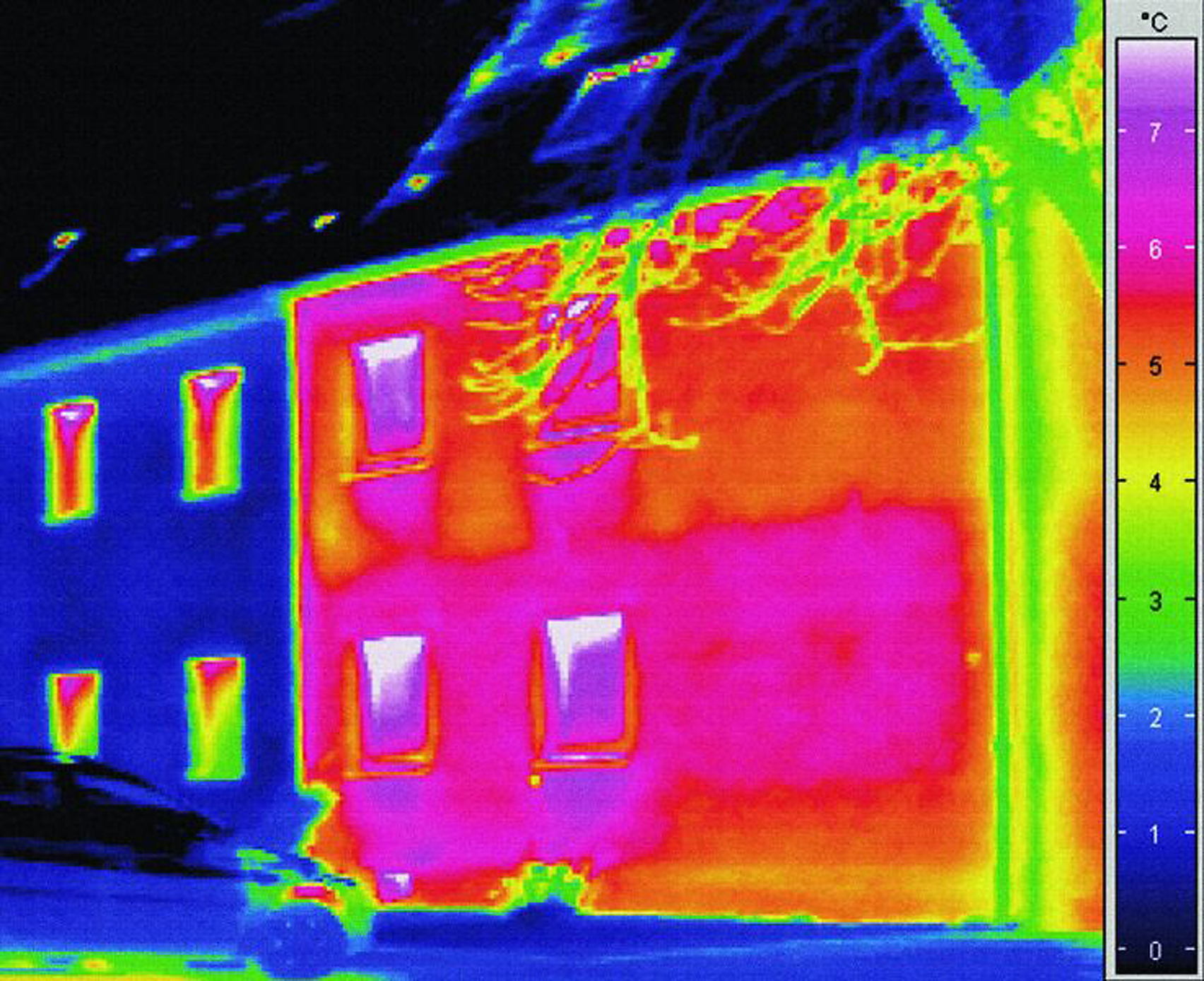 Thermografie-Aufnahme