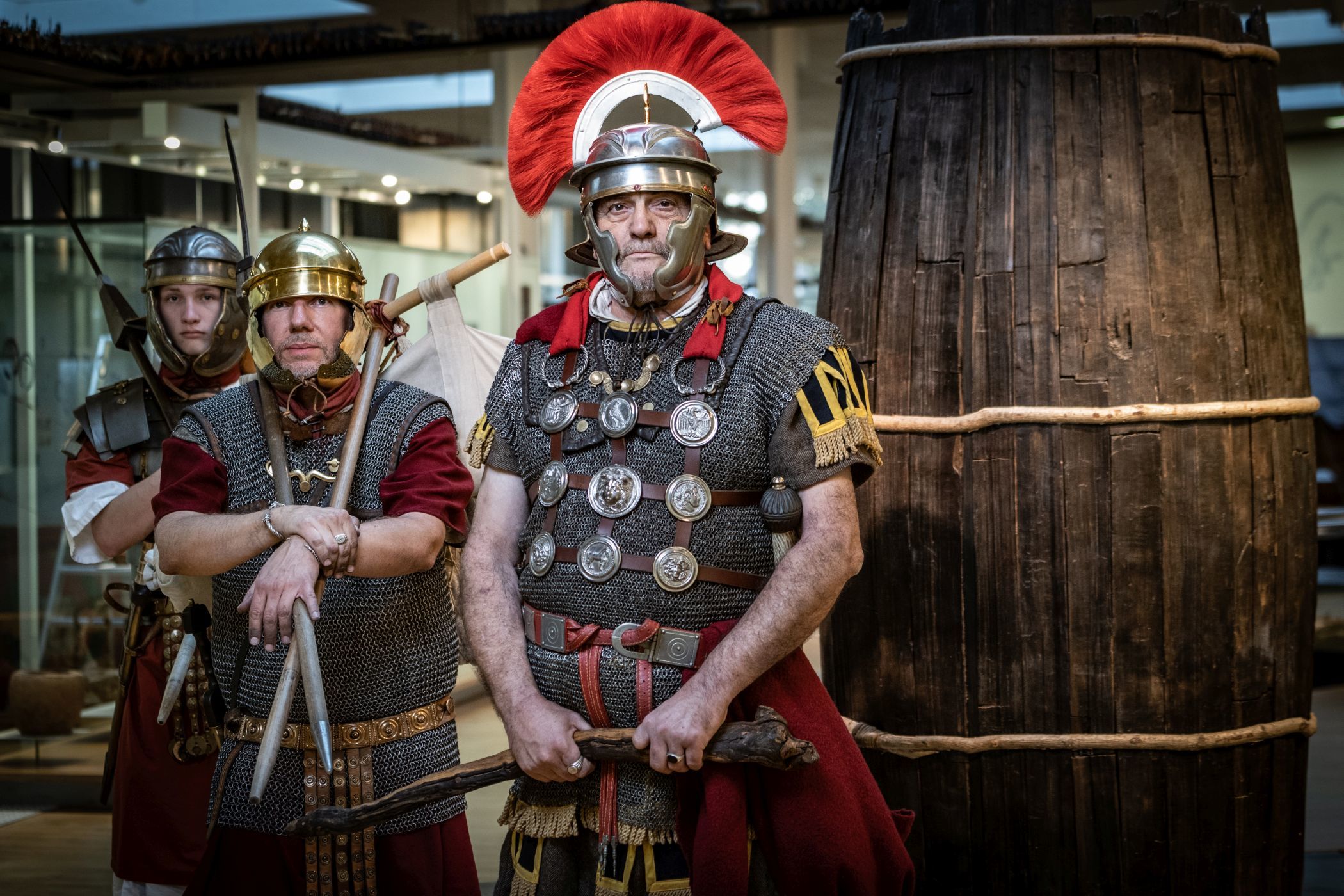 Unter Legionären: Das Januarprogramm im LWL-Römermuseum. Foto: P. Jülich