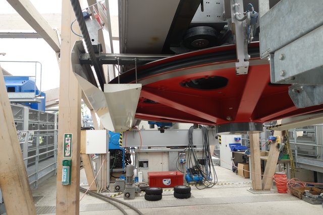 Seilbahn Seilumlaufscheibe