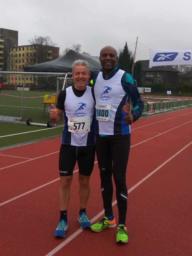 Vetraten den TC Kray gut. Rafael und Jerome.