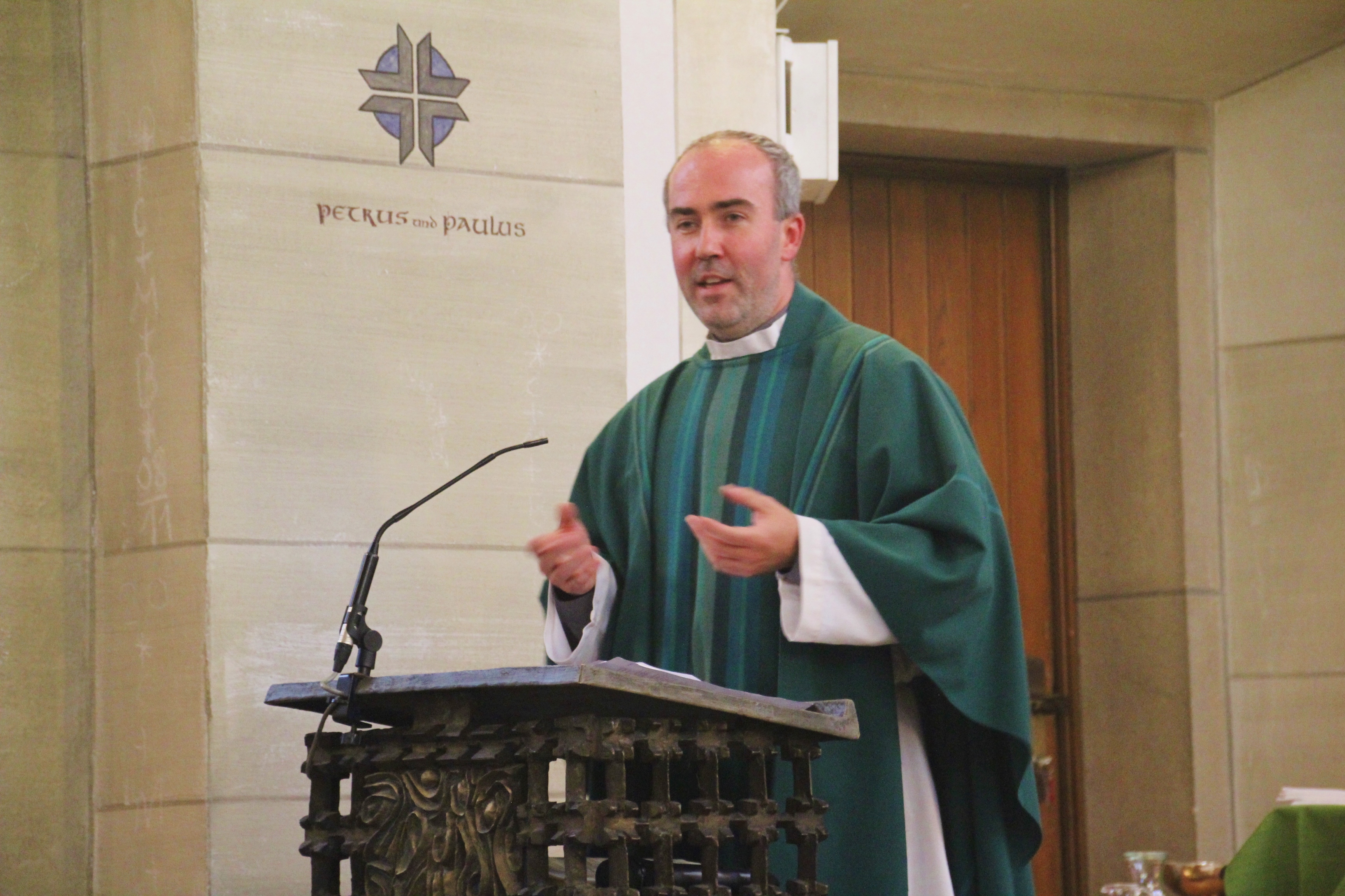 Der zukünftig neue Chef der Pfarrei St. Peter und Paul, Pfarrer Andreas Lamm