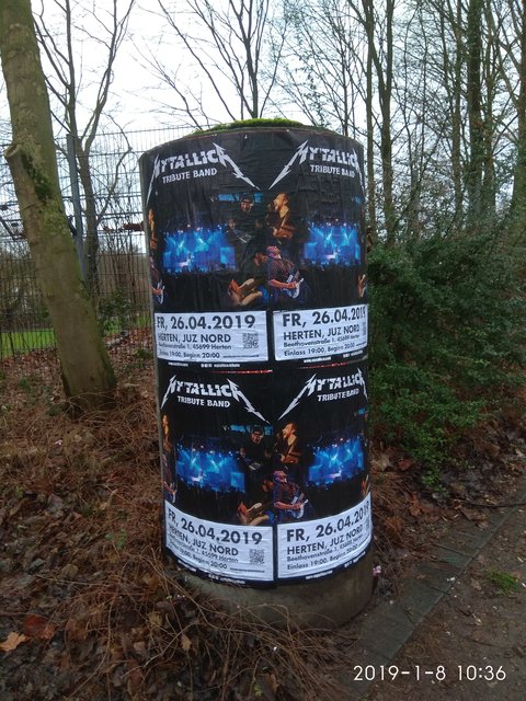 In Herten hängen schon die ersten Plakate.