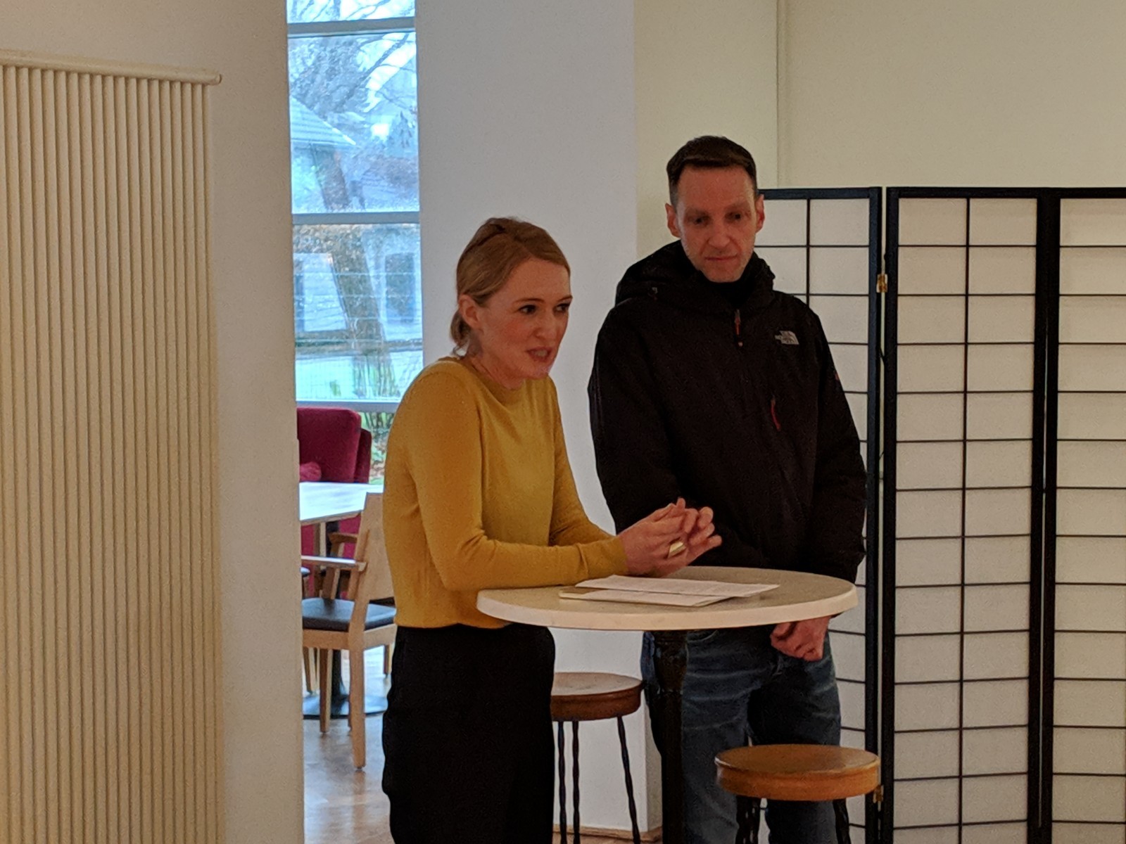 Nicola van der Wal und Meikel Klein