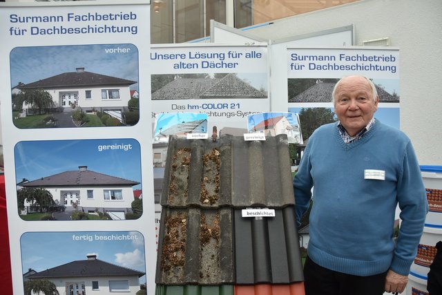Jedes Thema das sich mit dem Hausbau beschäftigt ist bei der Messe vertreten.