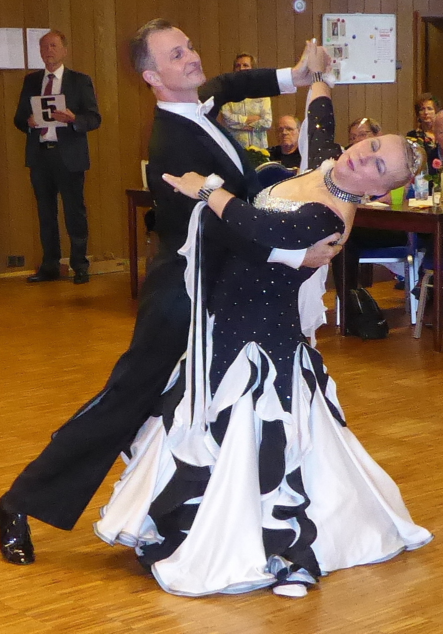 Beate und Jörg Monse landeten auf einem tollen zweiten Platz.