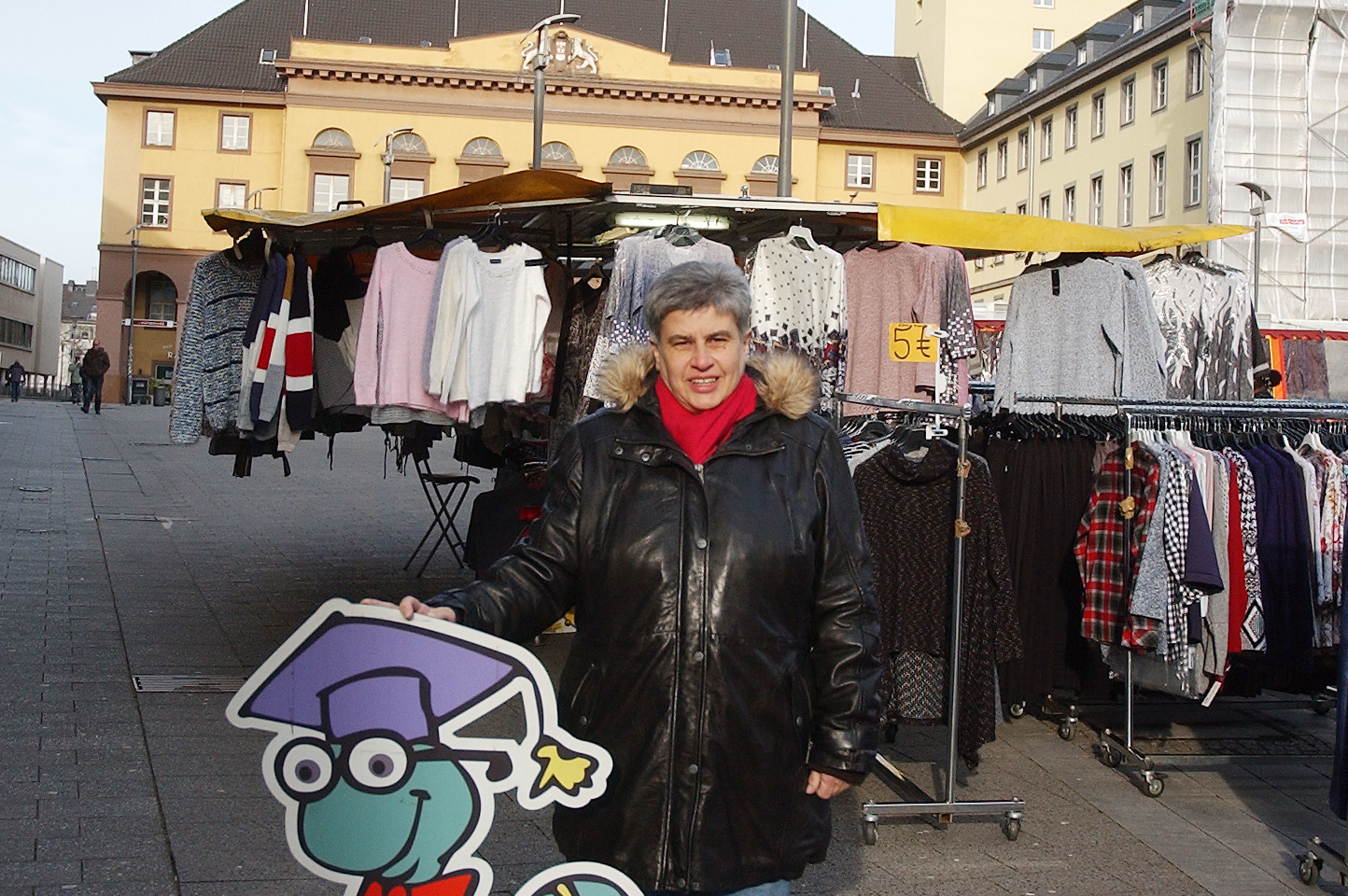 Gaby Diedrichs ist die neue Marktmeisterin beim Stadtmarketing.