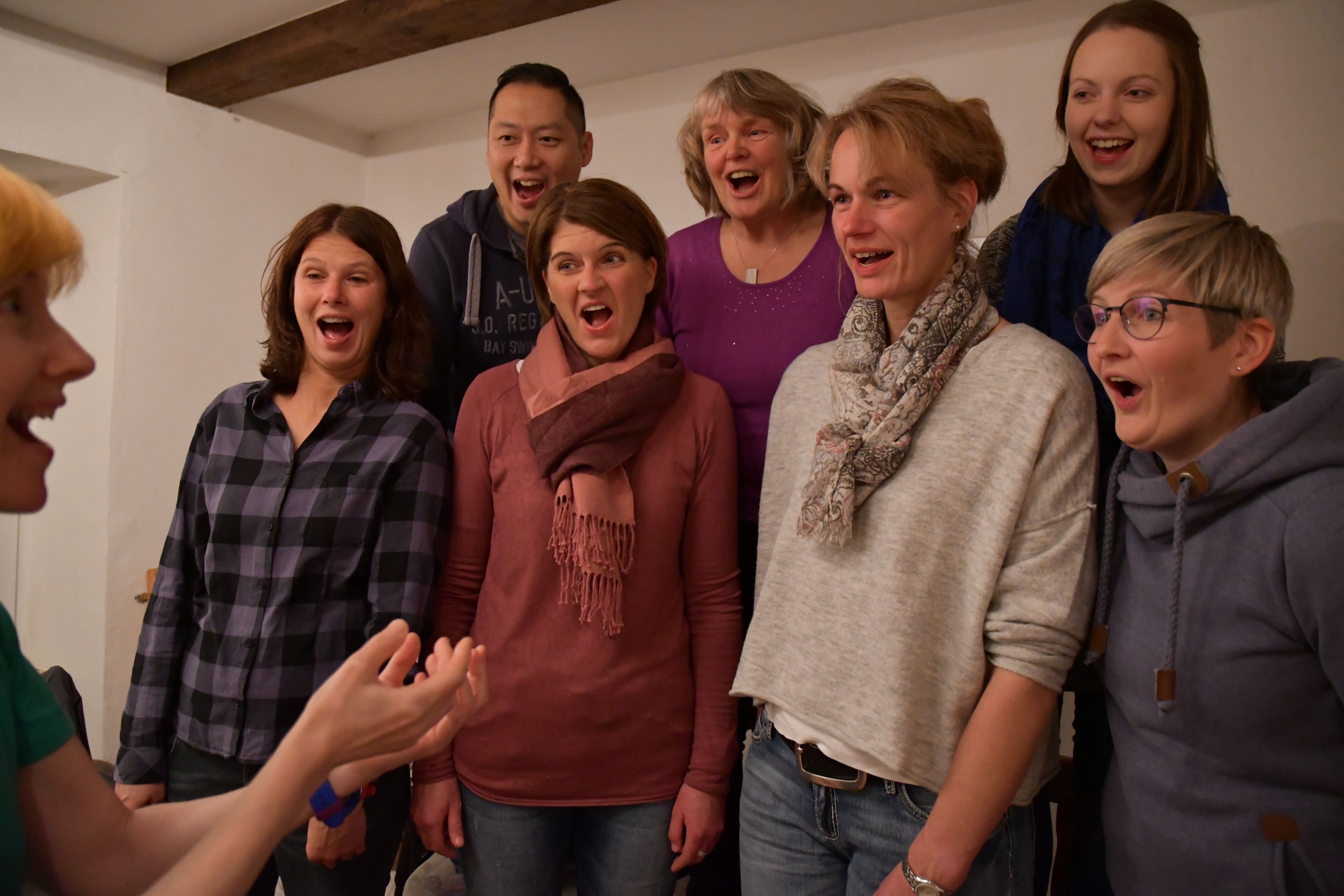 "Jeder kann singen", meint Chorleiterin Gabi Rohe.