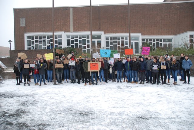 Rund 70 Schüler haben an der Aktion teilgenommen. | Foto: Christian Schaffeld
