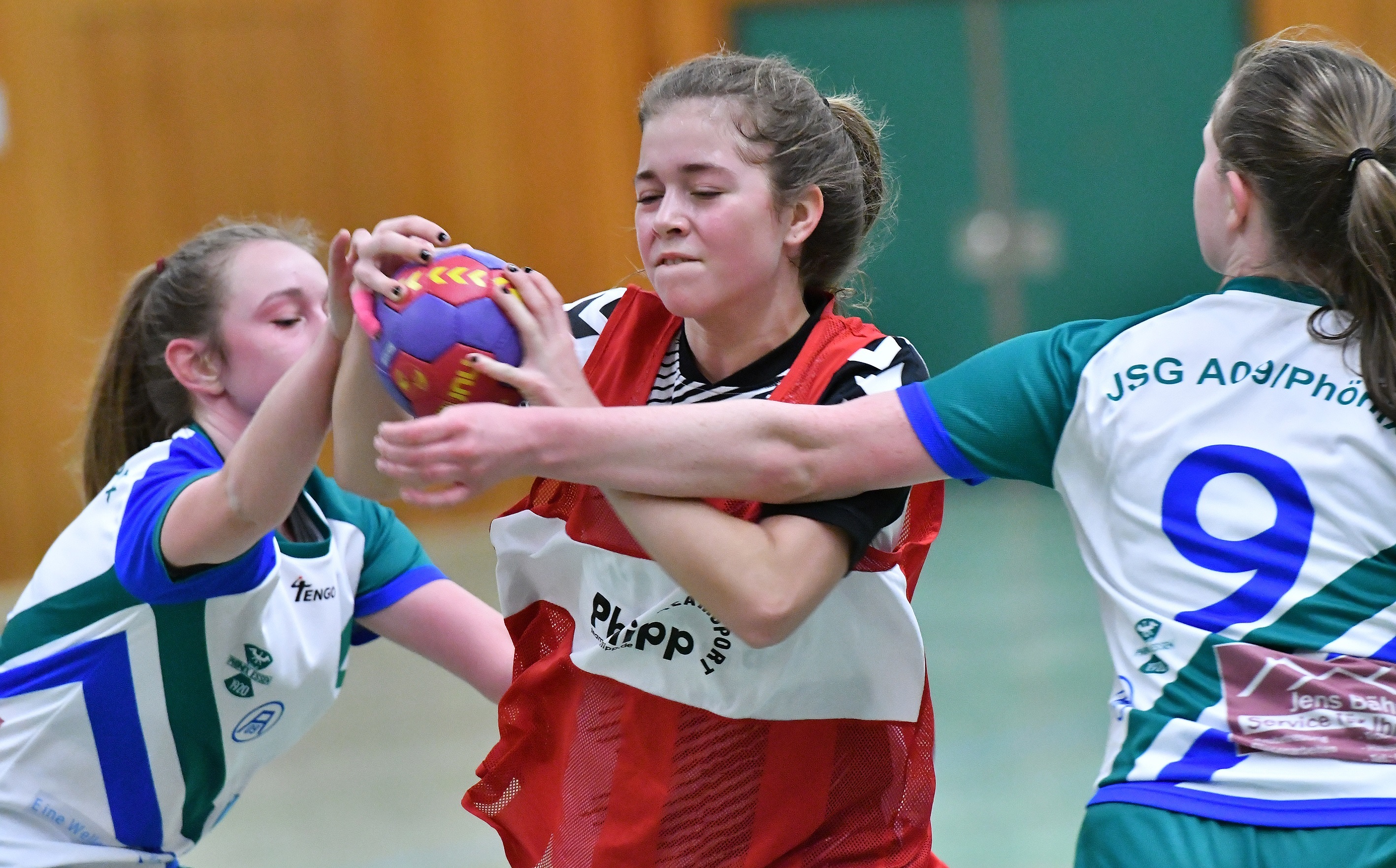 Die weibliche C-Jugend konnte gegen Altendorf deutlich gewinnen.
Foto: Bangert