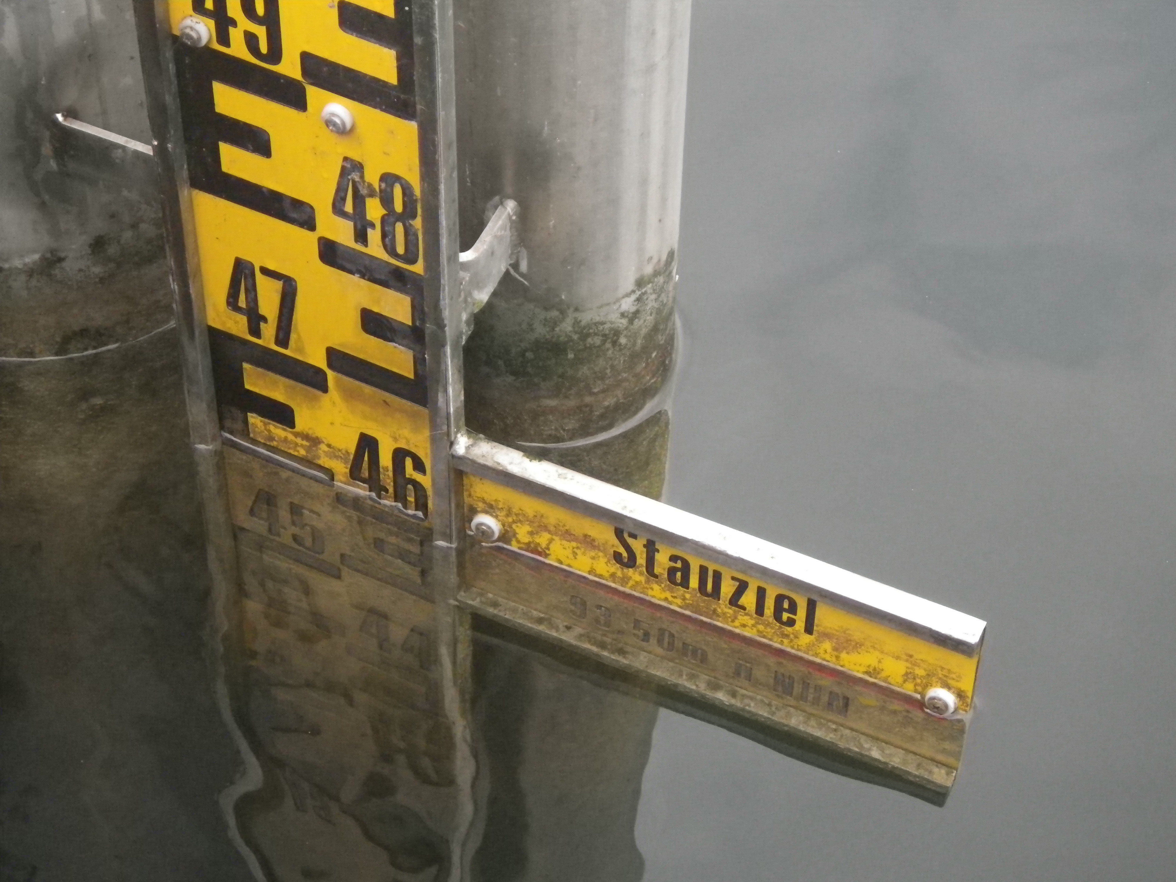Stauziel erreicht.