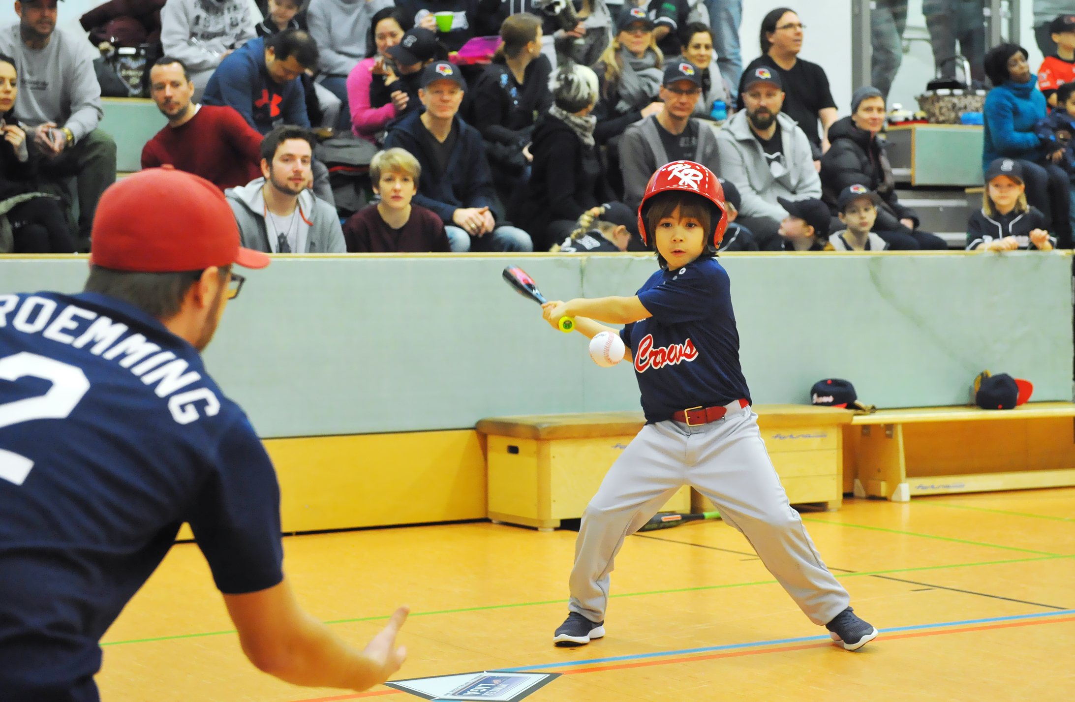 Die neugegründete Hildener Baseballjugend schlug sich wacker.