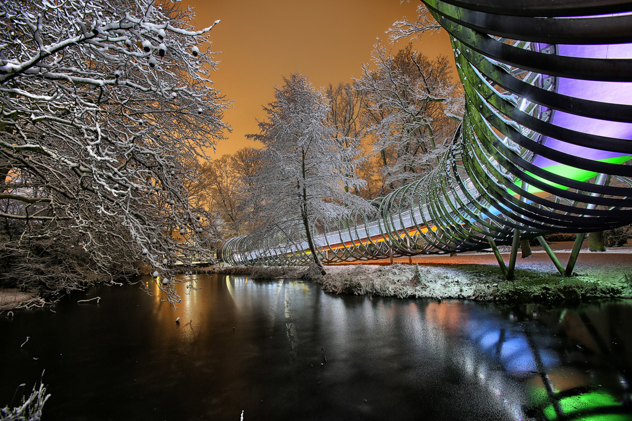 Oberhausen in Weiß Winterzauber Oberhausen