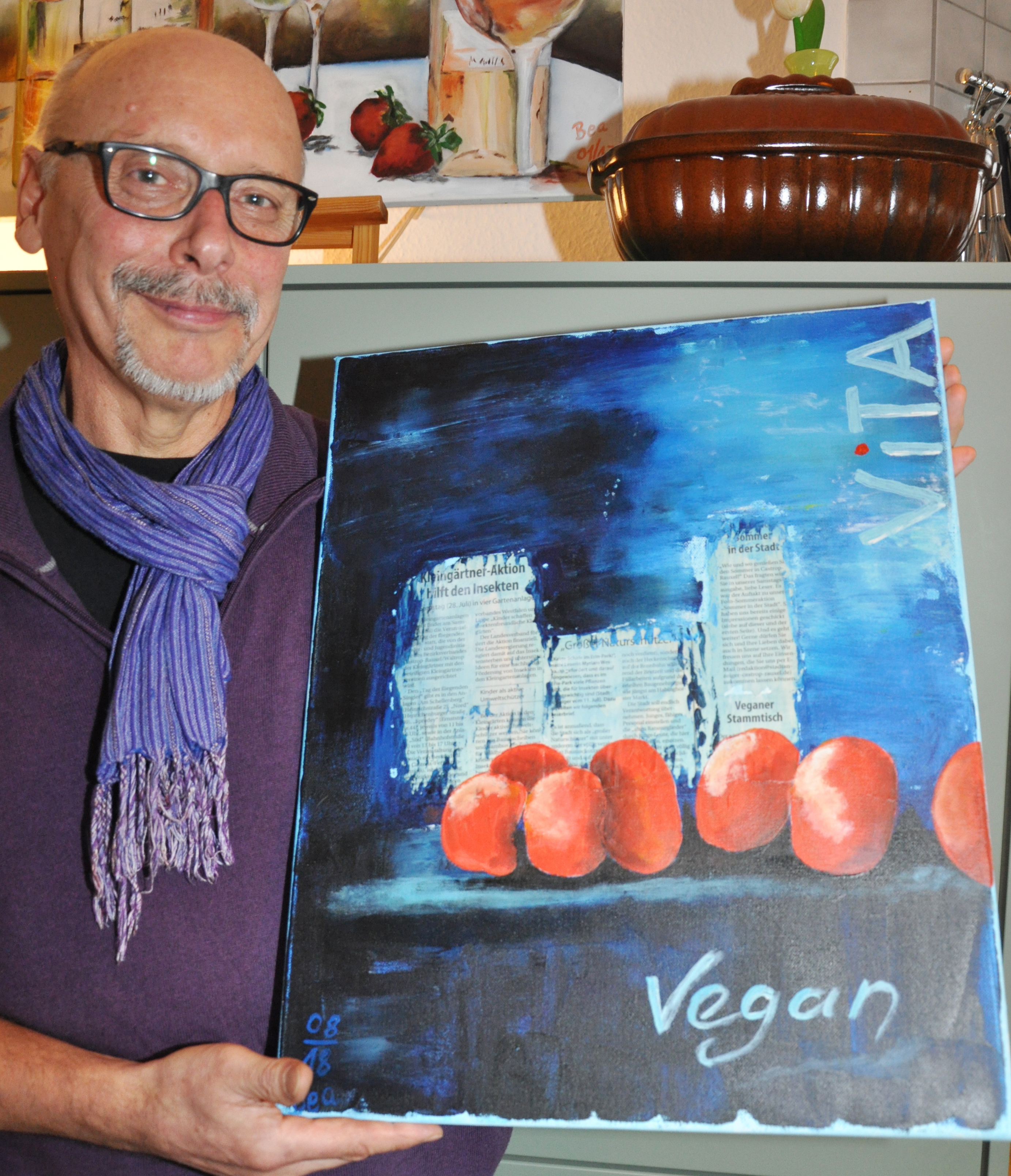 Peter Friße lebt seit acht Jahren vegan.