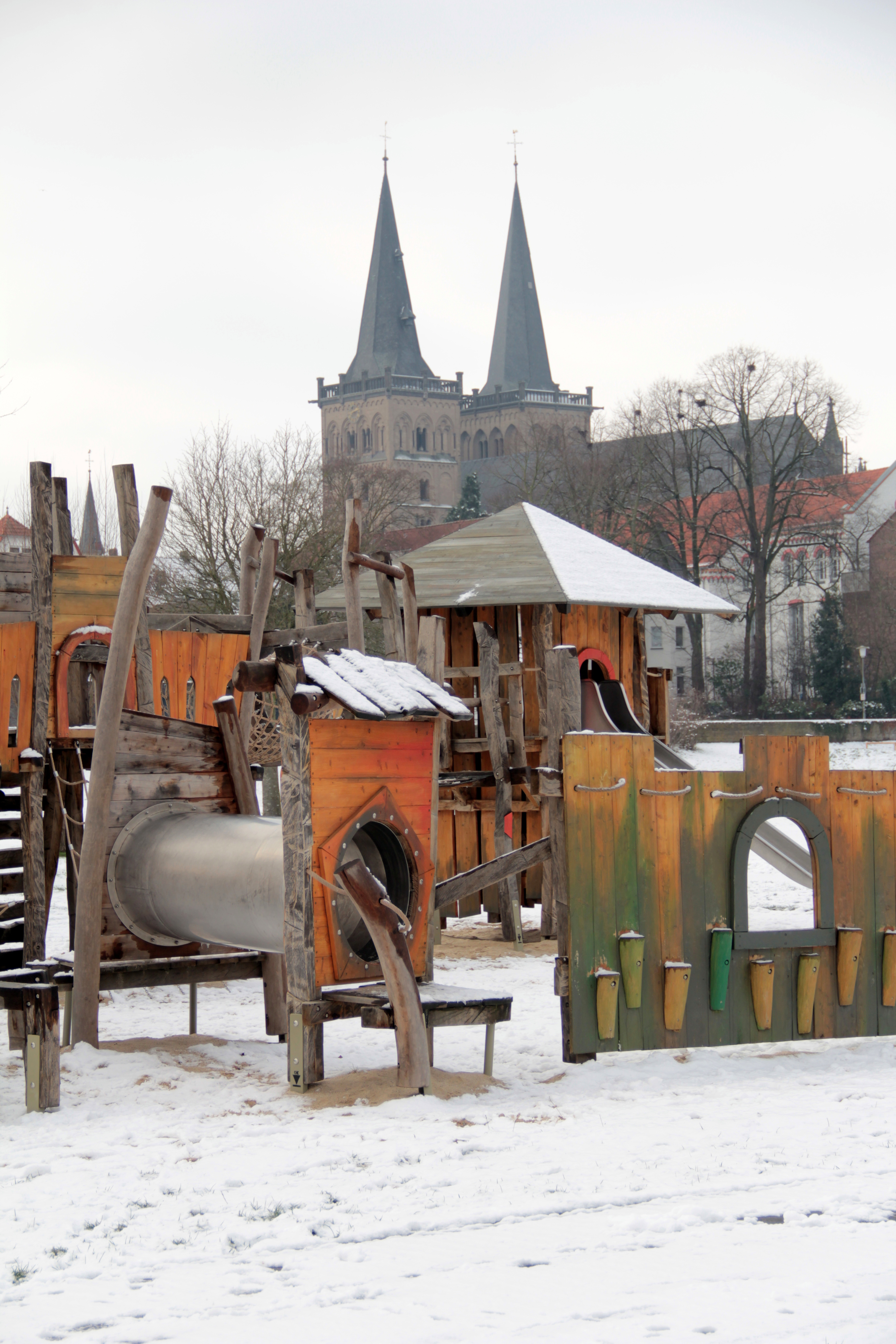 Im Mai wird der Xantener Kurpark eröffnet. Bestimmt wird dann auch auf dem Spielplatz jede Menge los sein.