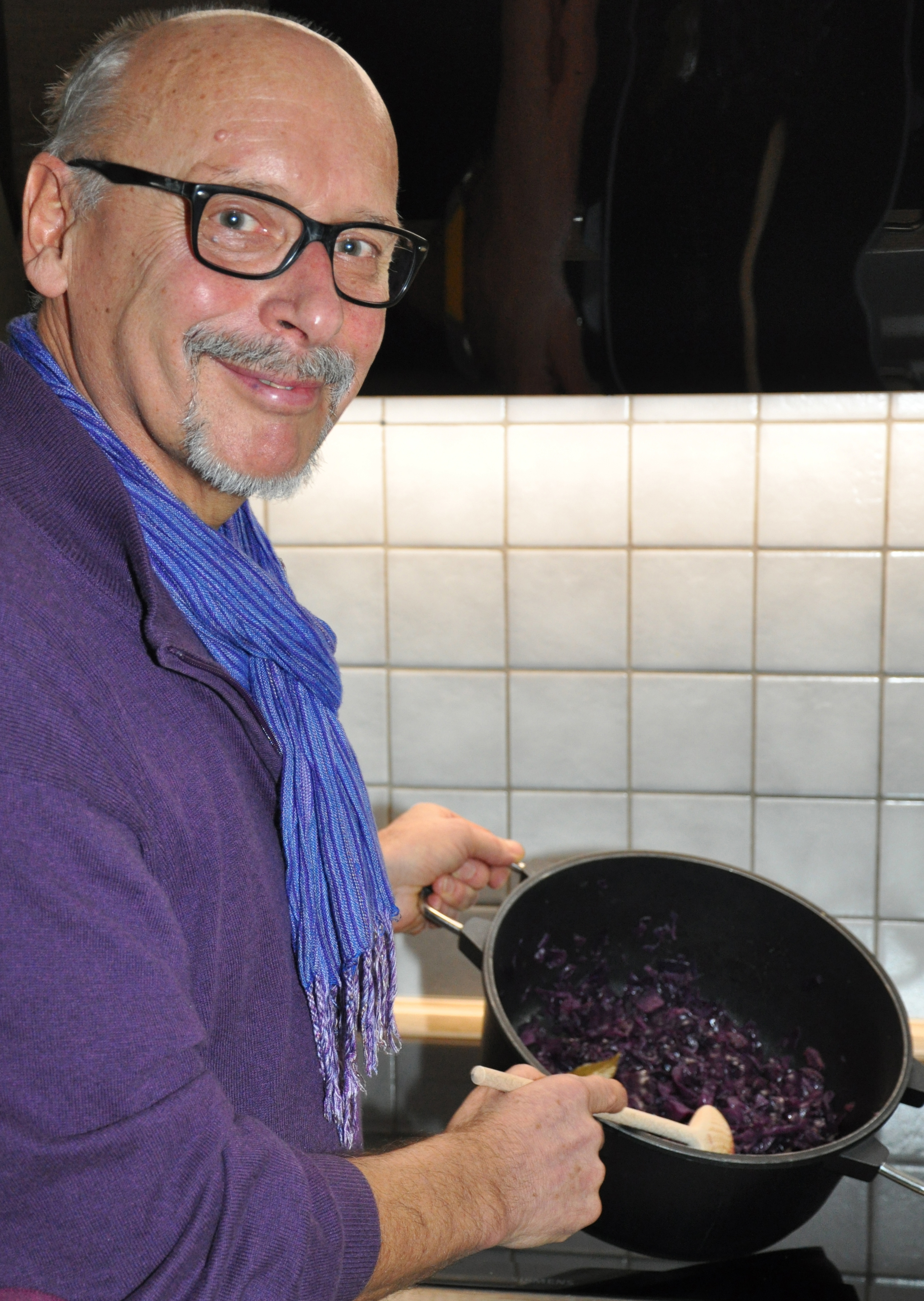 Selbstgemachter Rotkohl: Peter Friße und seine Frau Beate kochen gerne und häufig.