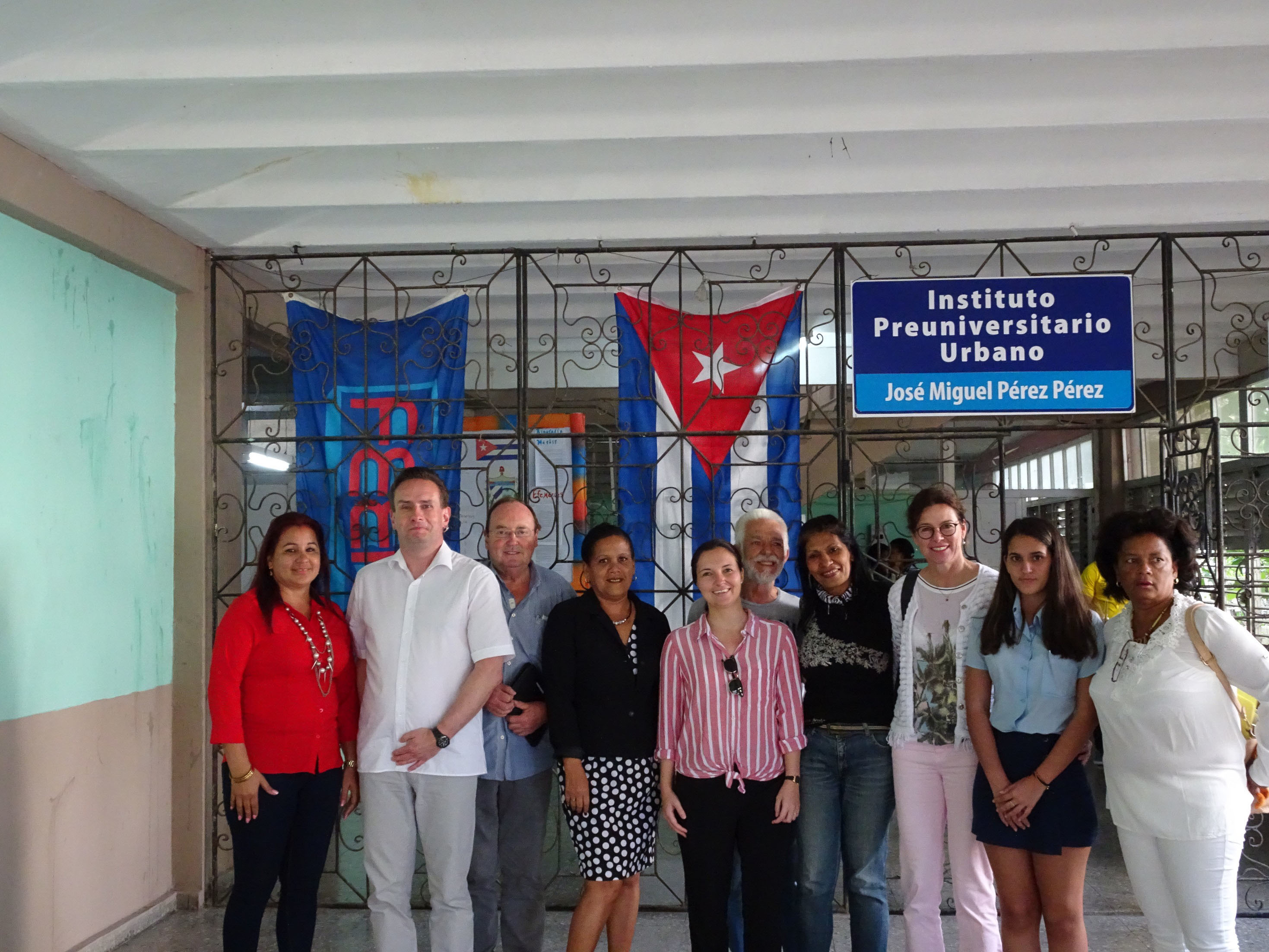 Erfolgreiche Gespräche führte die Schwerter Delegation über eine Schulpartnerschaft mit einer kubanischen Schule in Havanna. Foto: pr