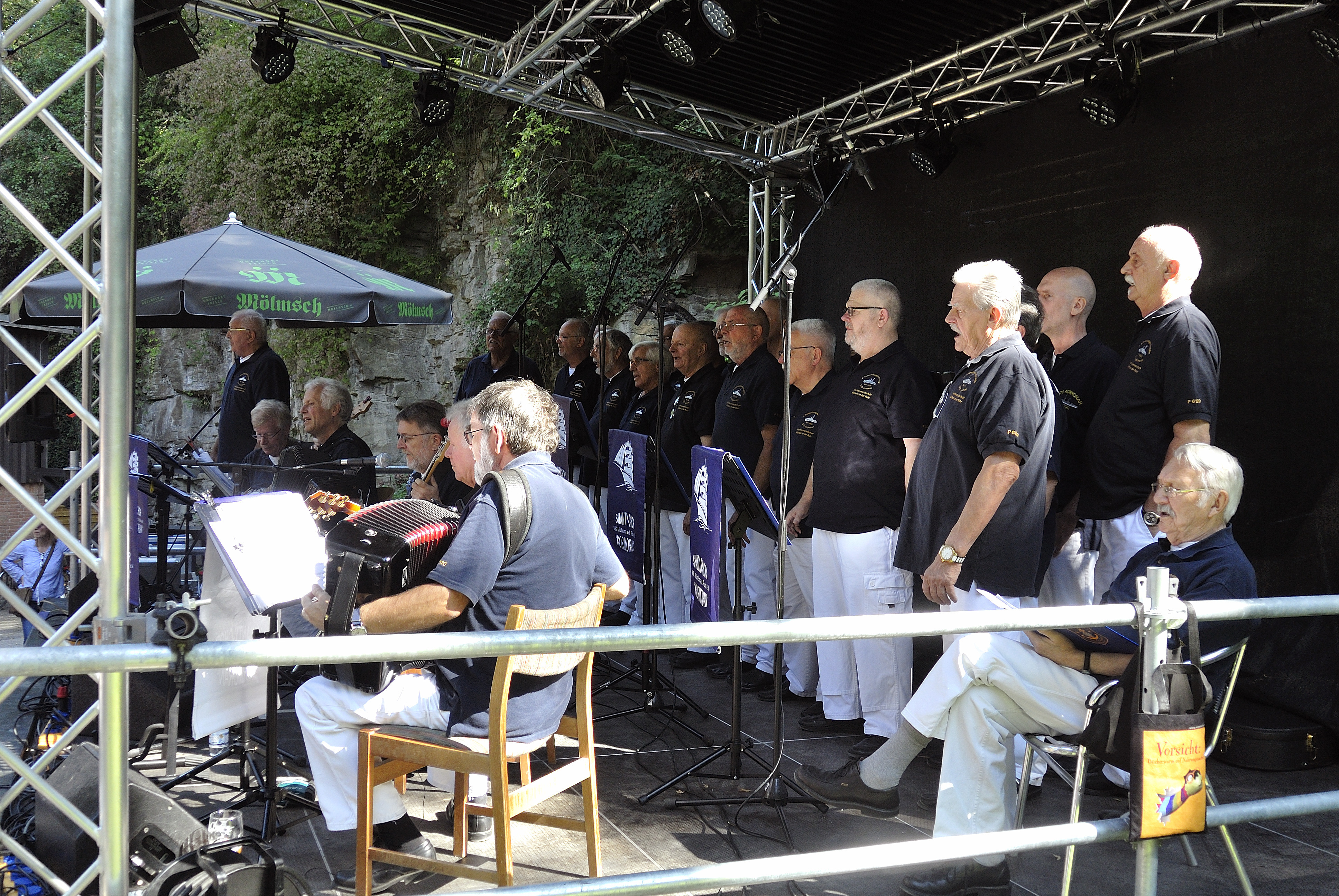 Shanty-Chor Kormoran, Auftritt in der Mülheimer Freilichbühne 2018