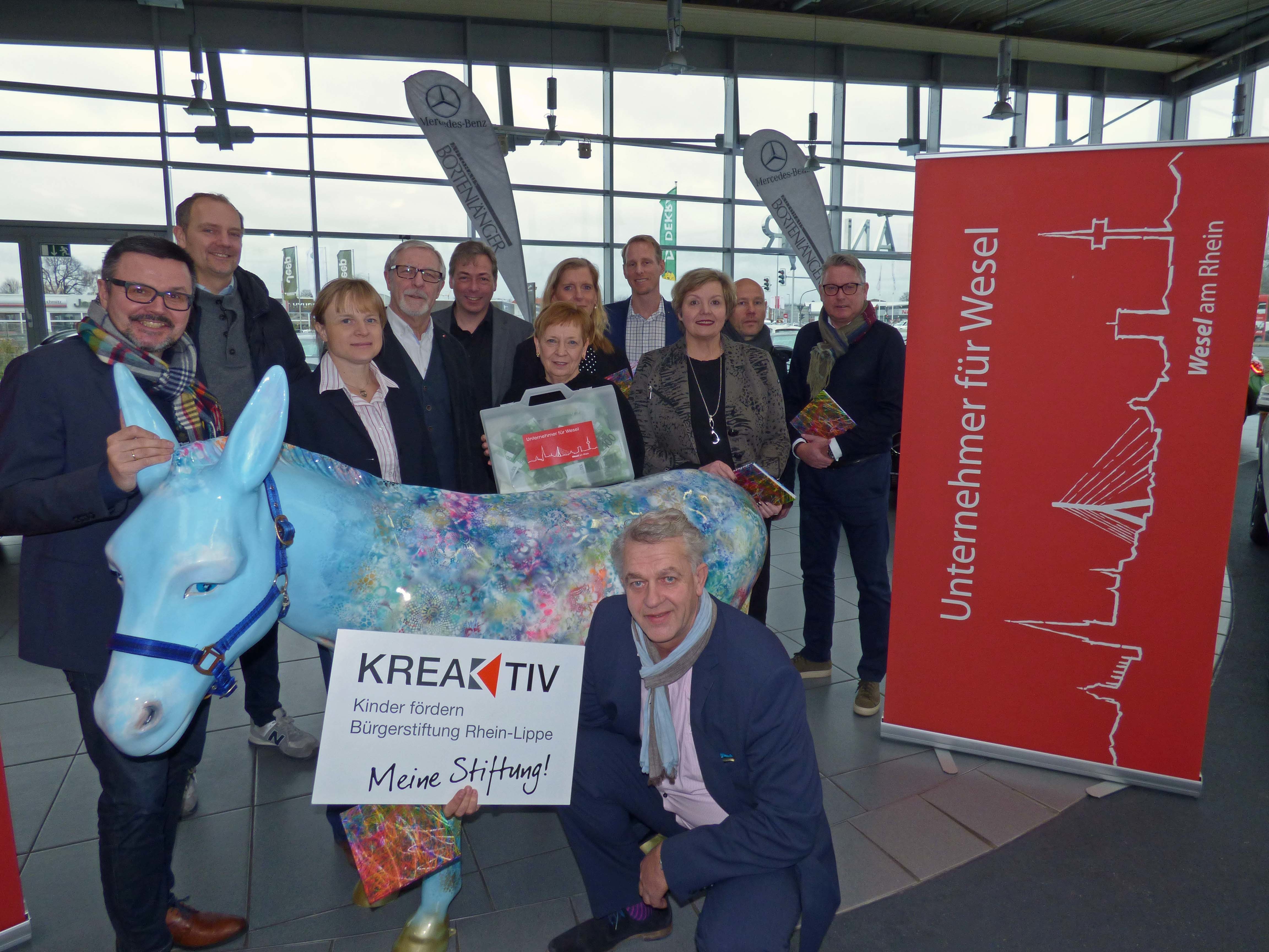 vlnr: Dr. Ralf Rohmann, Sven Komp, Daniela Lohmeyer, Josef Hermsen, Heiko Limbrock, Andrea Bortenlänger (vorne), Susanne Tekath (dahinter), Jan Ridder, Sabine Ostrop, Ralph Schönrock, Christian März, Jürgen Engelking (kniend)
