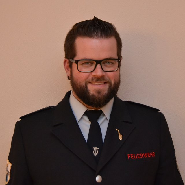 Christopher Weber, Vorsitzender des Musikzuges der Freiwilligen Feuerwehr Heggen