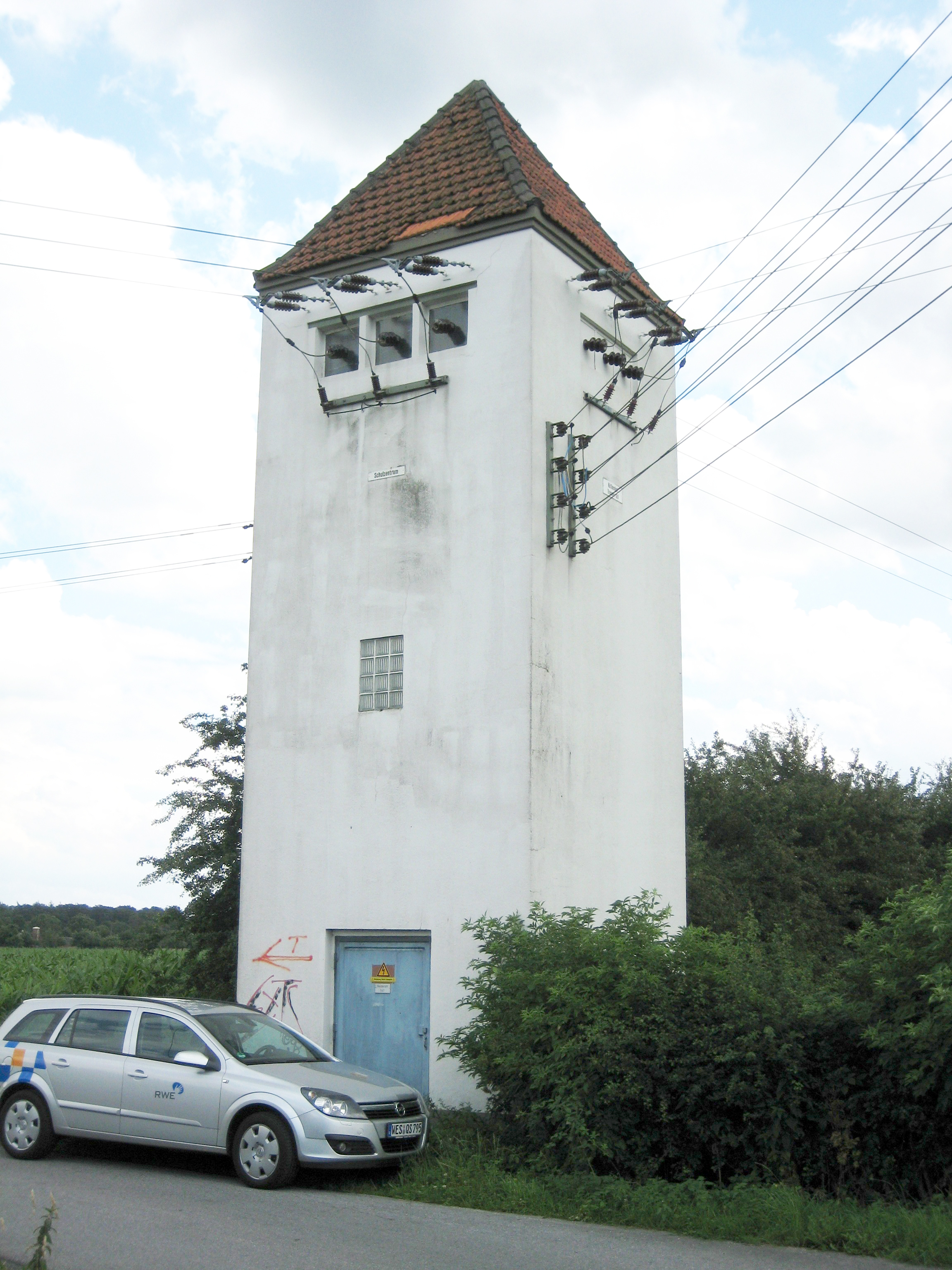 Der Turm am Heiderott.