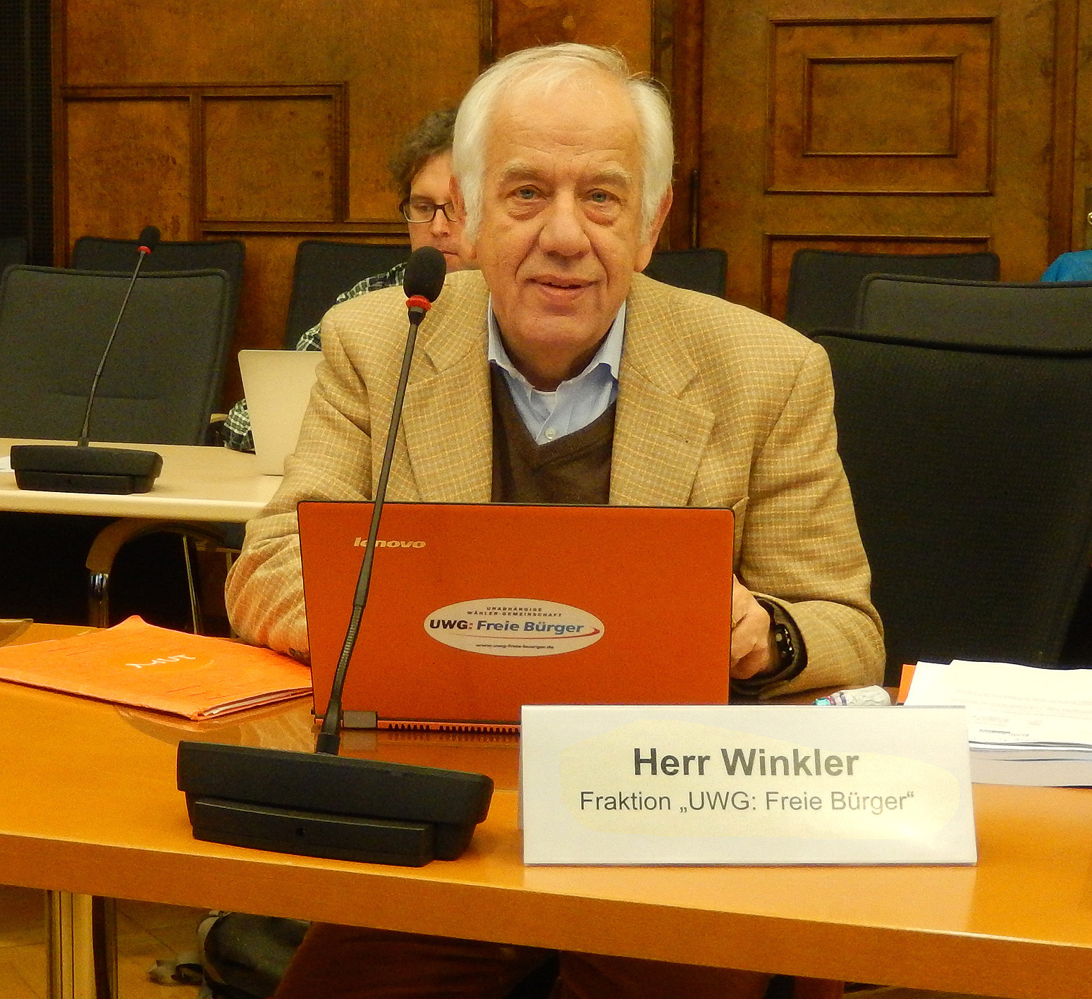 Hans-Josef Winkler, sozialpolitischer Sprecher der UWG: Freie Bürger.