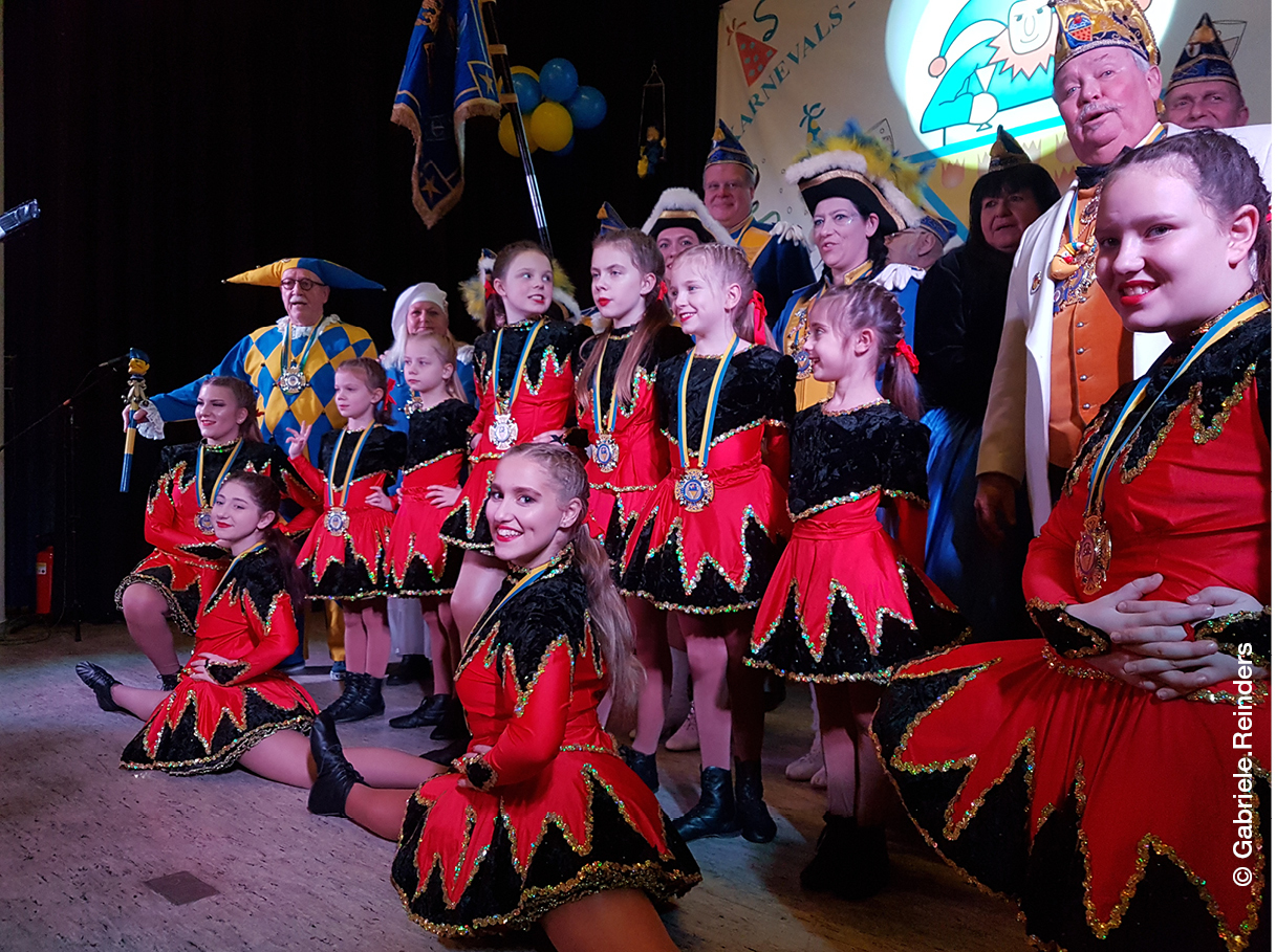 Die Garde- und Showtanzgruppe die „Sky Dancer“ werden bei der Galasitzung der Essener Funken ihr neues Programm vorstellen.