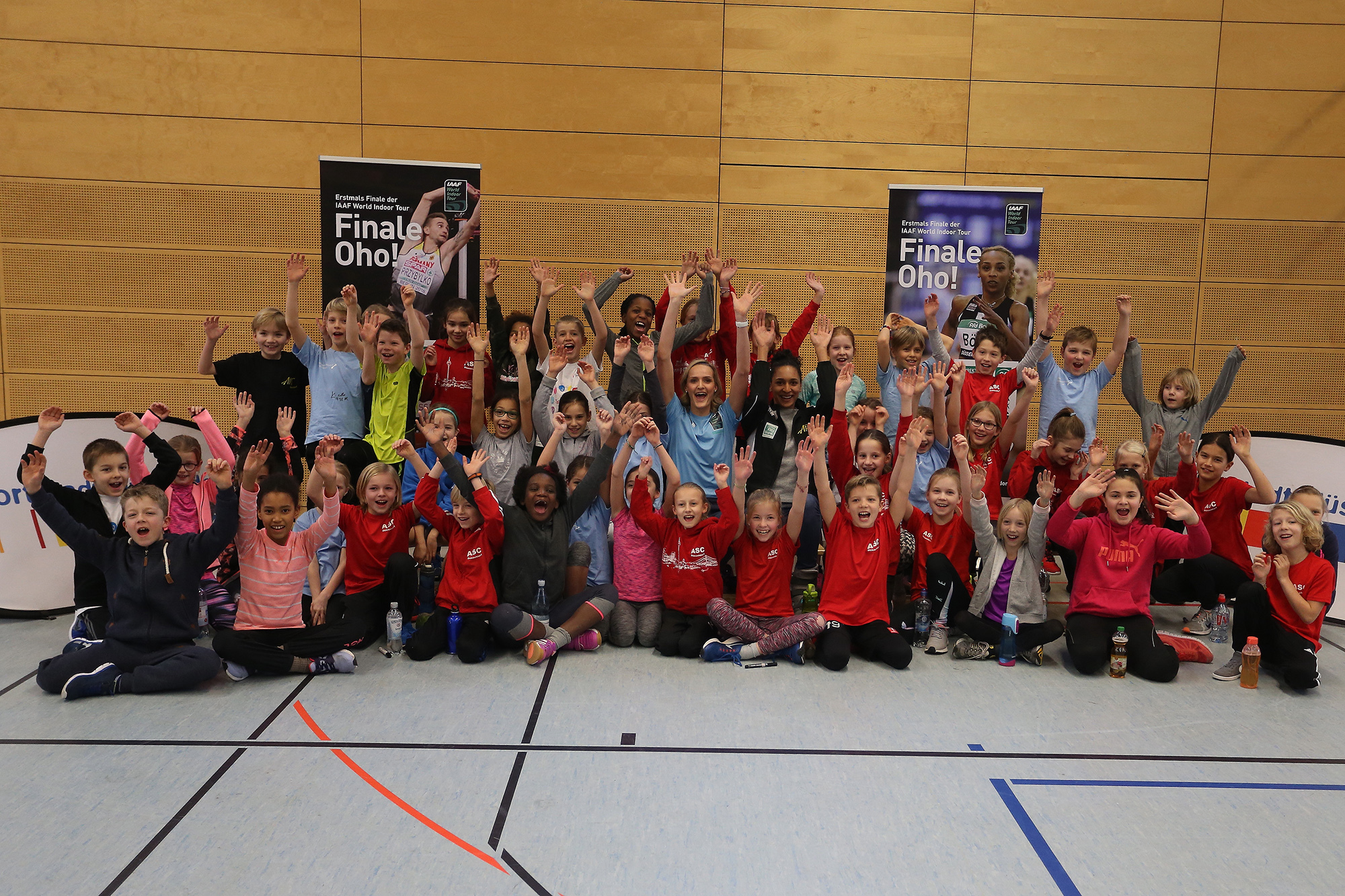 Die Kinder waren begeistert vom Training. Foto: David Young