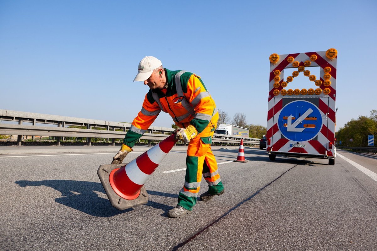 Die Baustelle zwischen Kamen-Zentrum und dem Kamener Kreuz in Richtung Bremen ist weg. Foto: StraßenNRW
