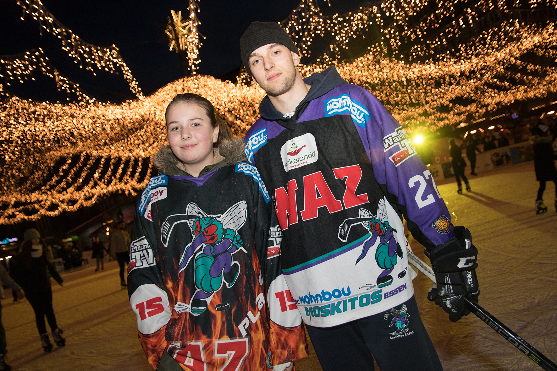 Impressionen vom Moskito-Showtraining bei ESSEN ON ICE 2018.