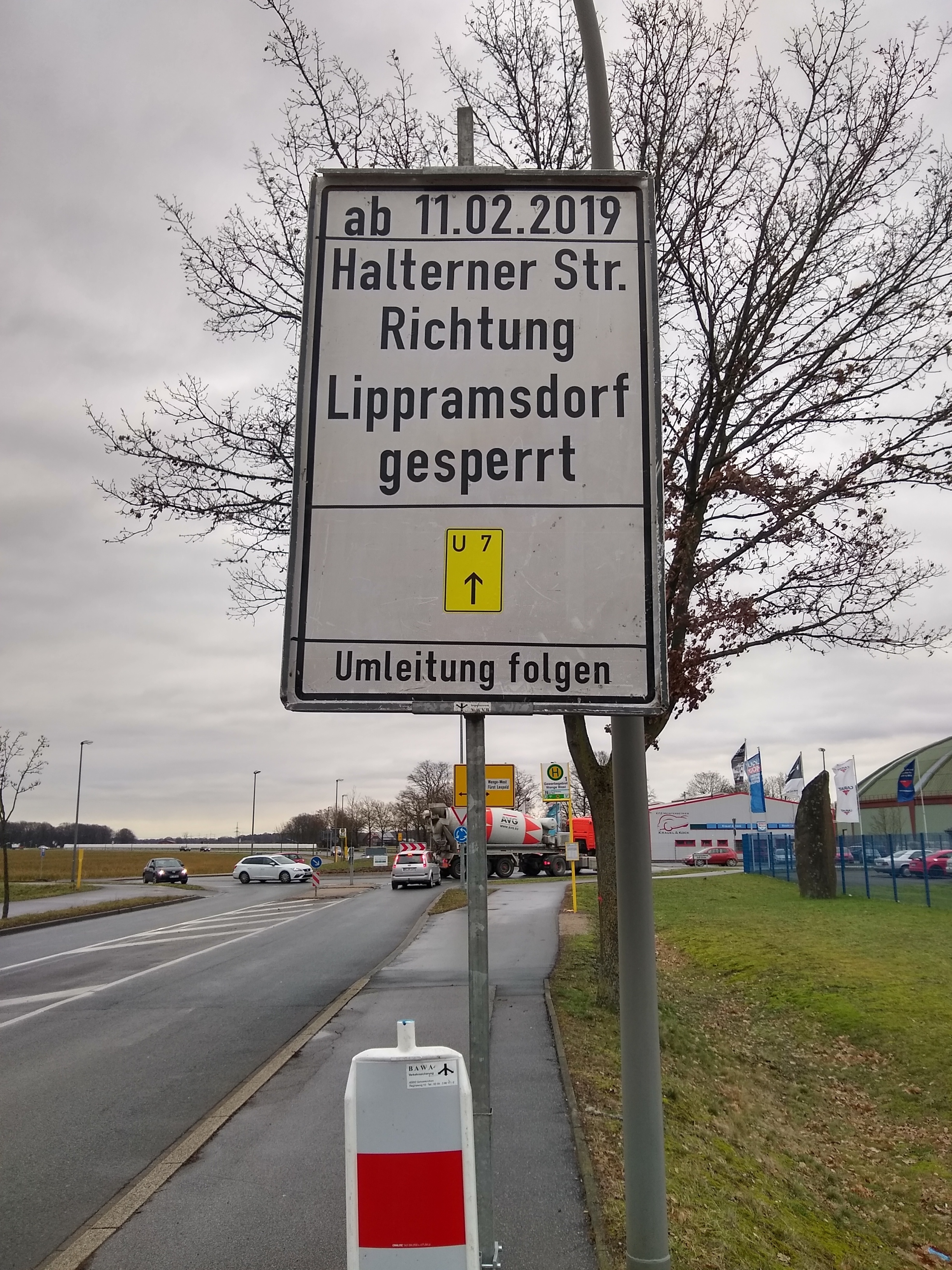 Nach der Winterpause gehen die Arbeiten ab Montag (11.2.) an der L509 (Halterner Straße) in Dorsten-Hervest weiter. Die Umleitung ist bereits ausgeschildert.