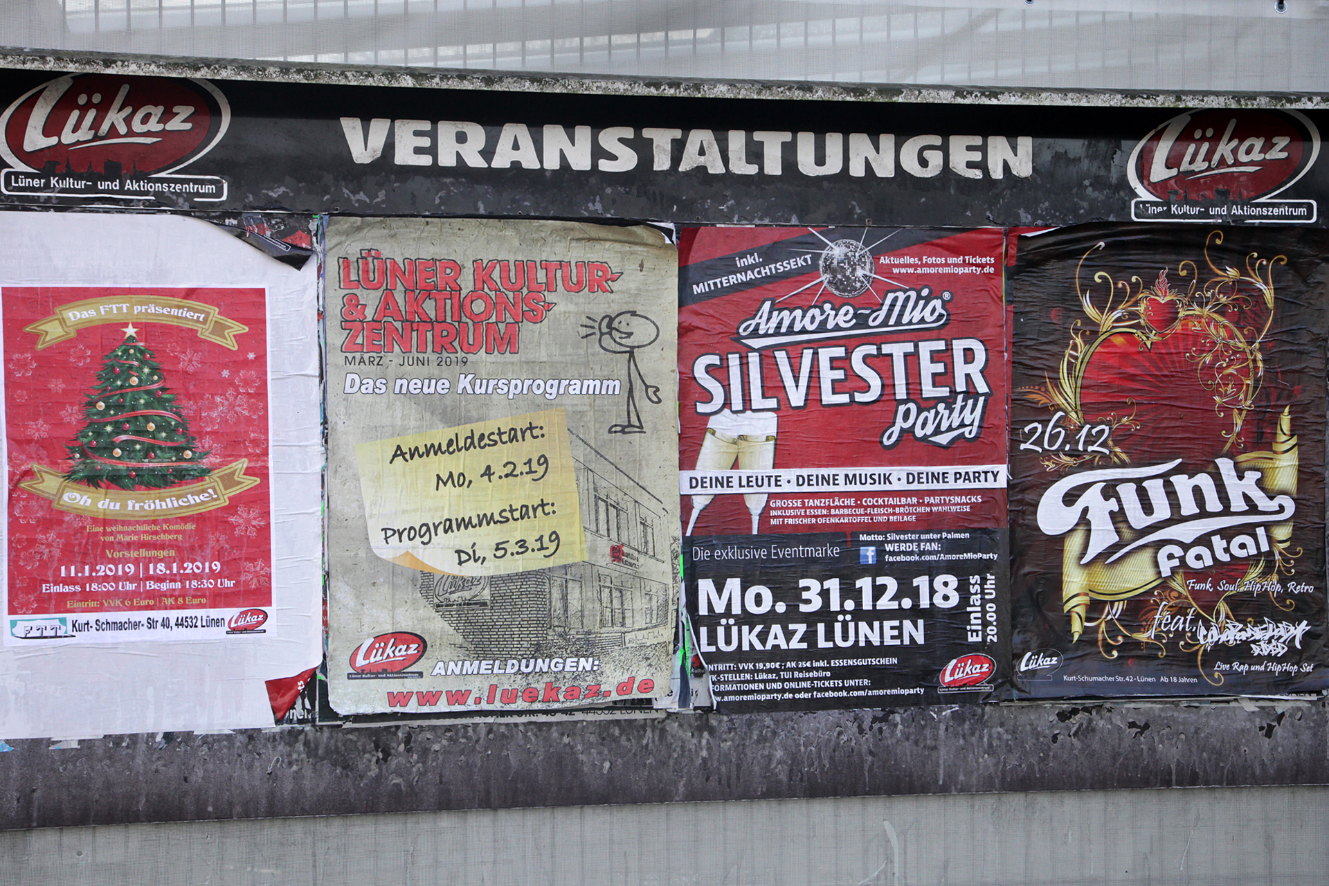 Im Lükaz steht die Zeit still nach dem Brand kurz nach Weihnachten.