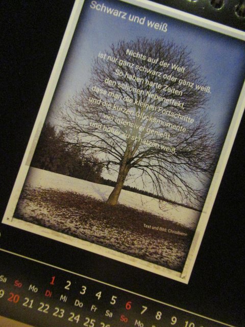 ...schwarz und weiß