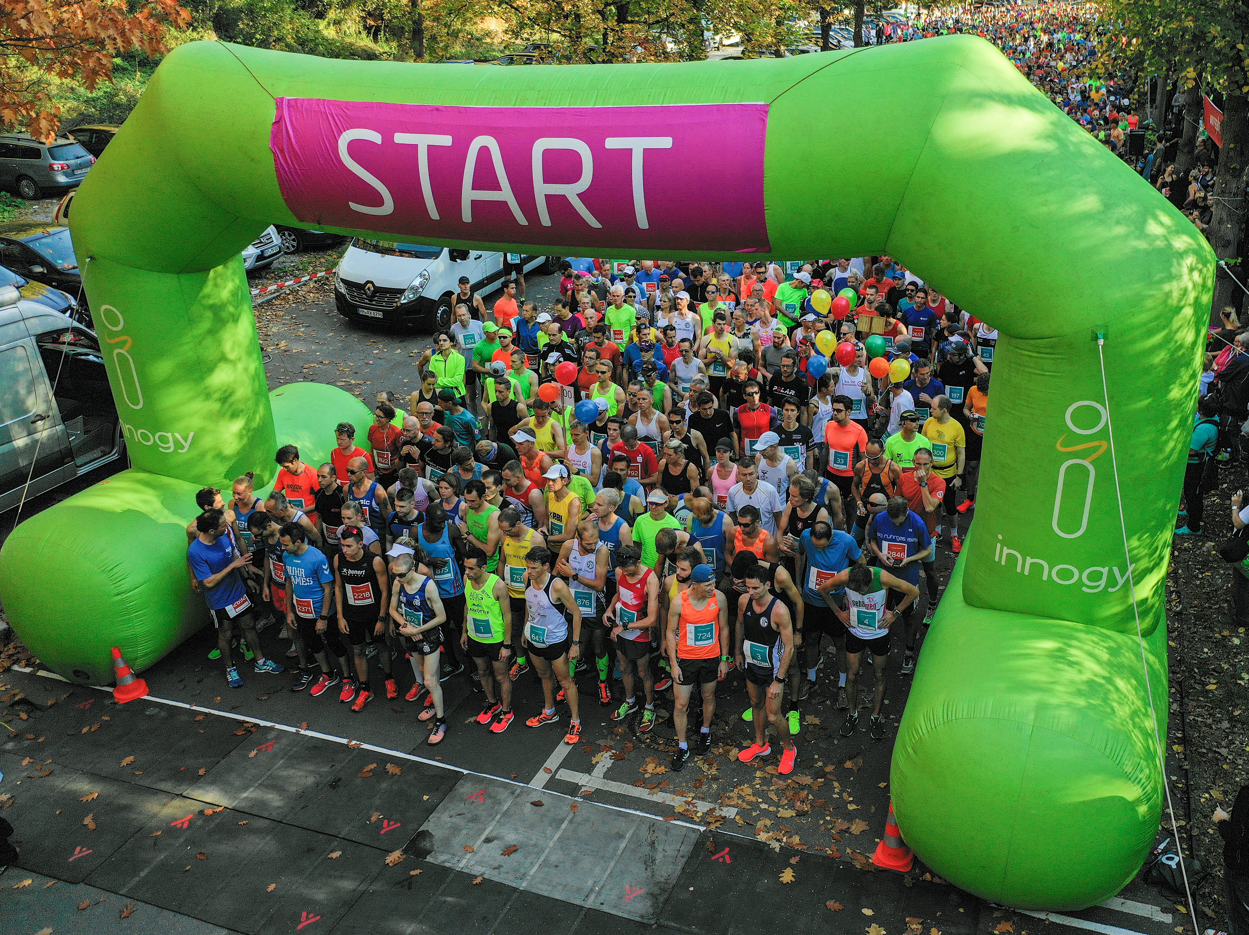Bereits 57. Mal findet der Marathon um den Baldeneysee statt. Archiv-Foto: Gohl