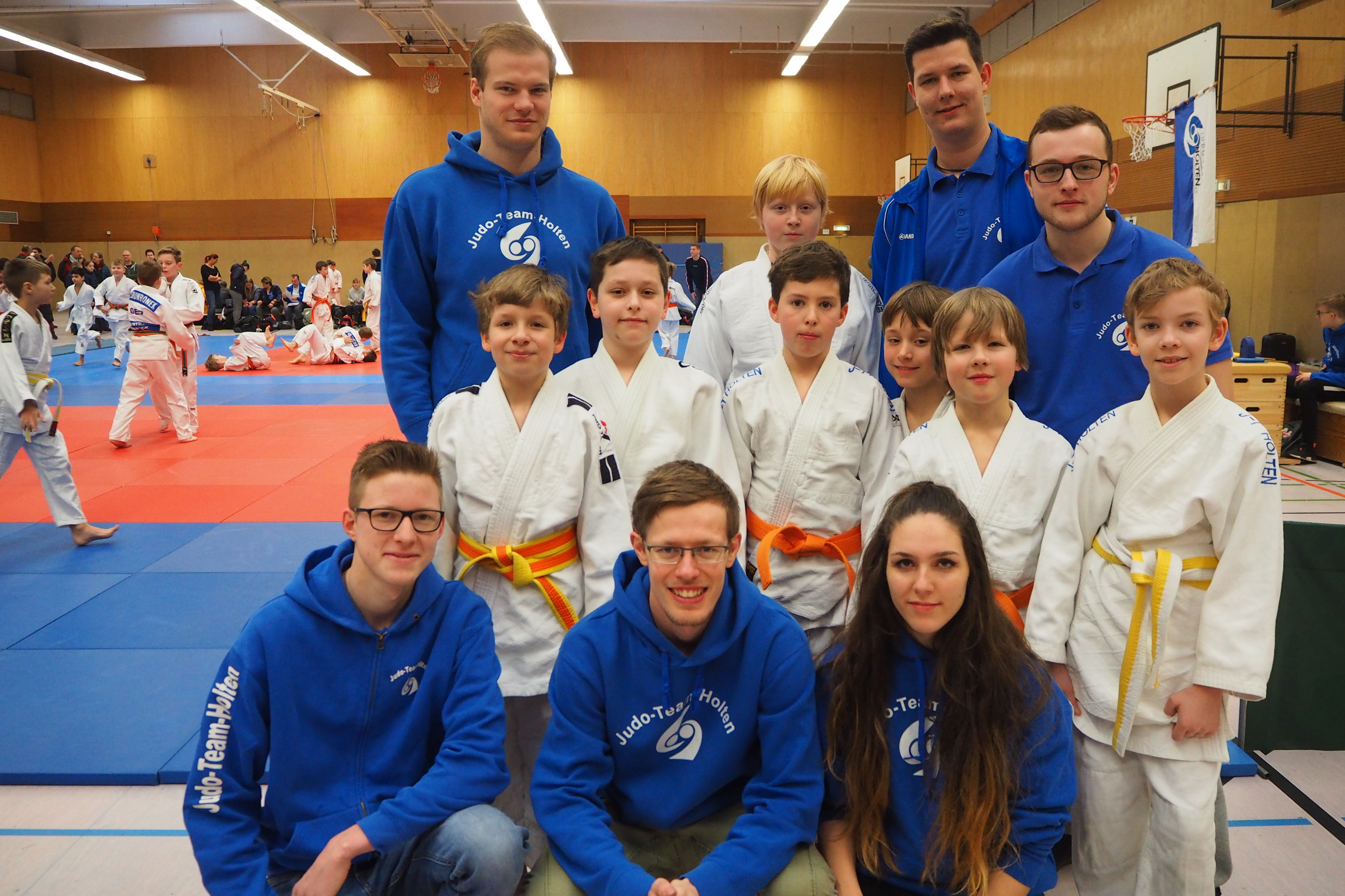 Mit diesem Team trat das Judo-Team Holten in der U13 beim hauseigenen Holten-Cup an. (Foto: Judo-Team Holten)