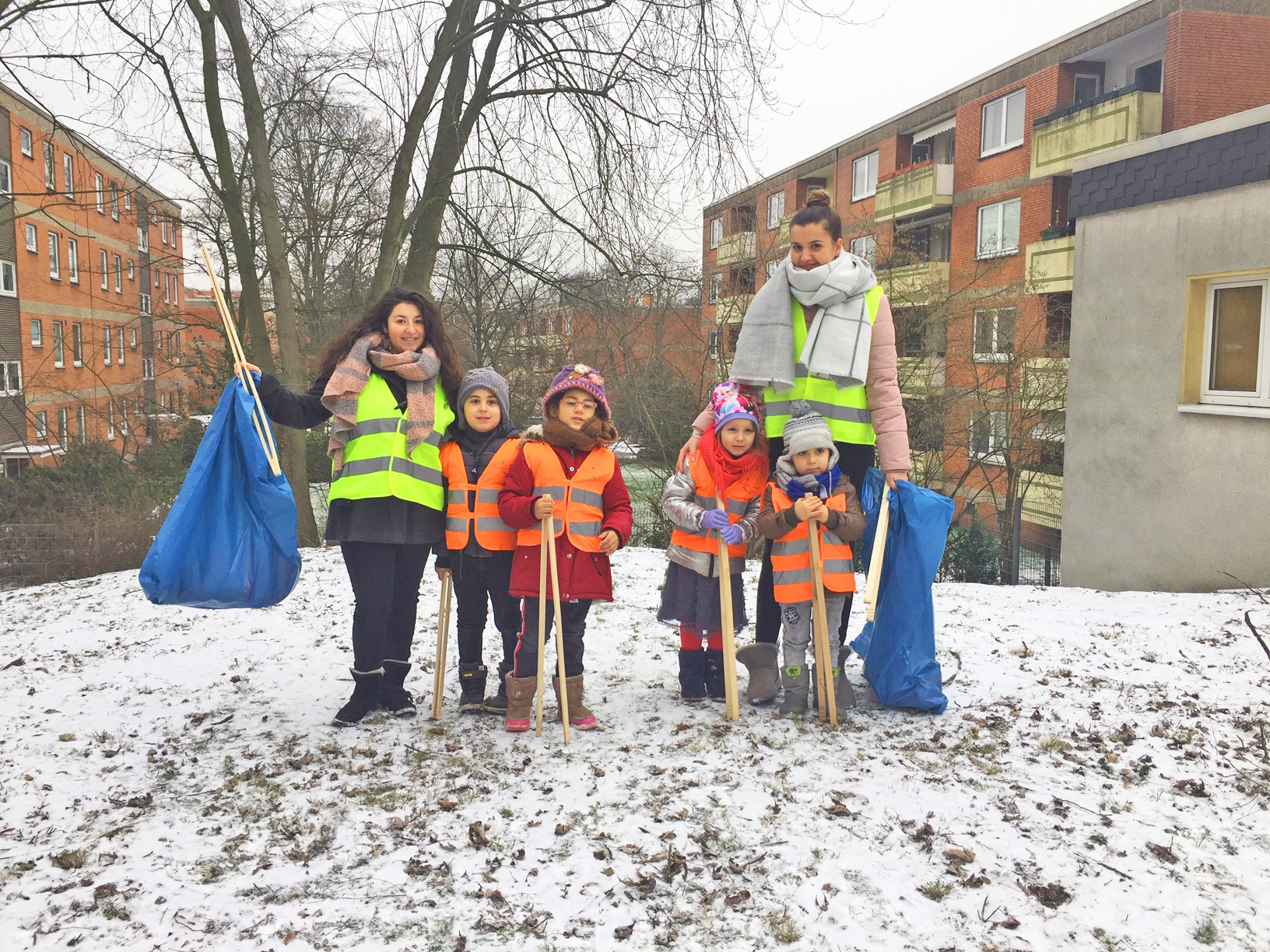 Die "Großstadtkrokodile" gehen mit gutem Beispiel voran und machen mit beim 14. Essener SauberZauber! Foto: VKJ
