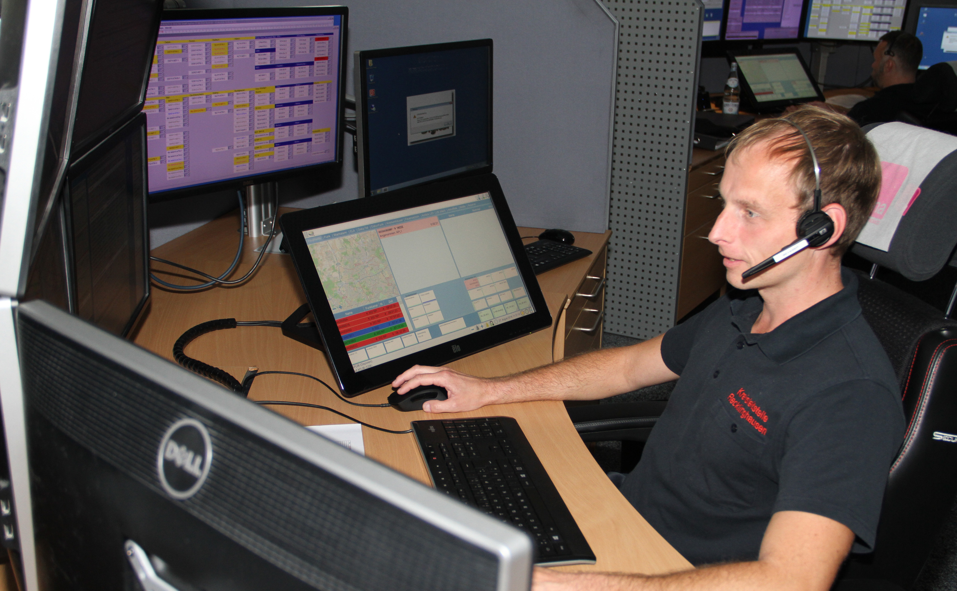 Markus Terwellen ist Disponent in der Feuerwehr-Leitstelle des Kreises Recklinghausen.