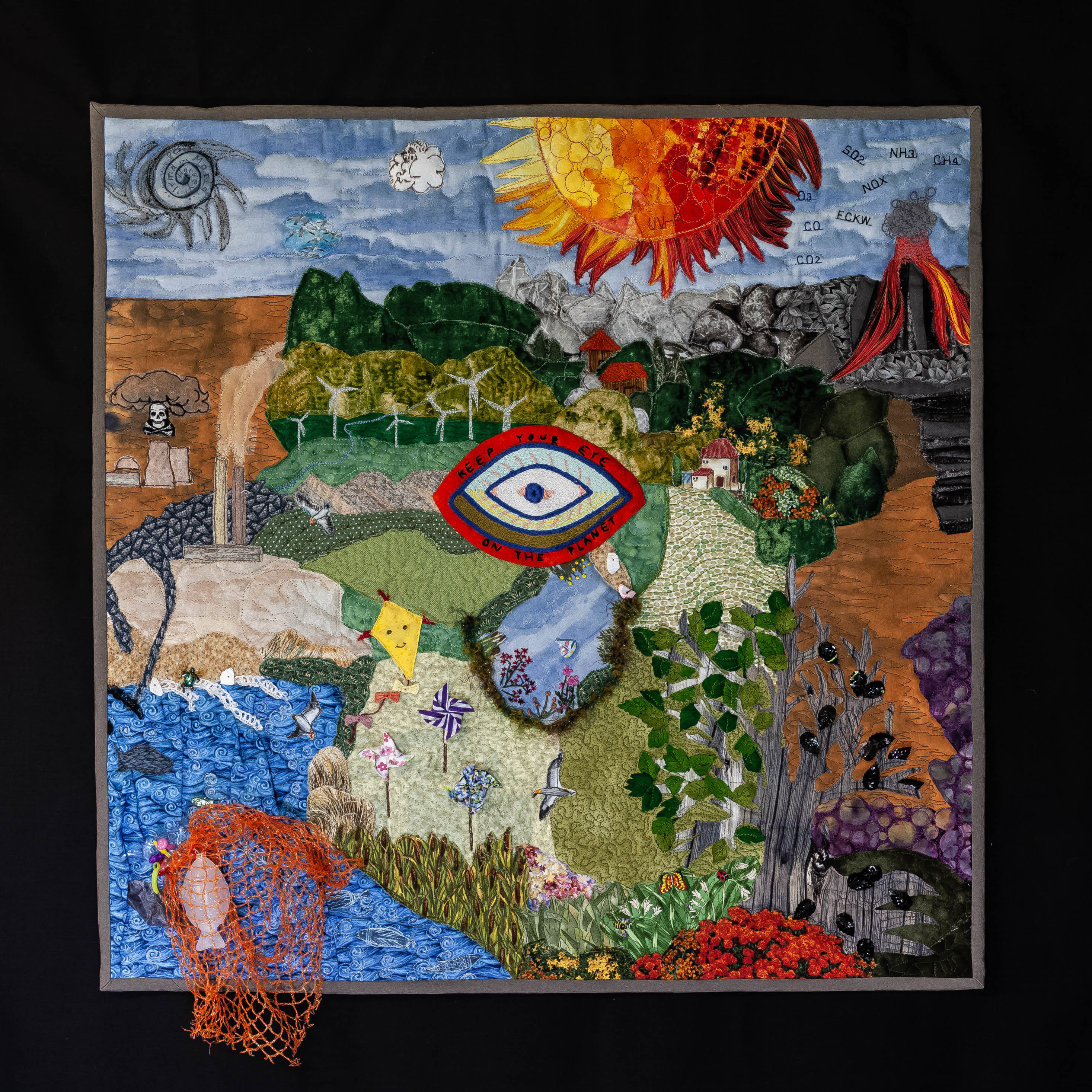 Unter anderem wird ein Gemeinschaftswerk - ”Keep Your Eye on the Planet” – zu sehen sein.