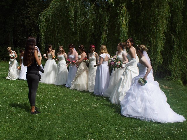 Schon in der Vergangenheit lud Lidke zu gemeinsamen Shootings ein – wie hier beim "Brautalarm" im Weitmarer Schlosspark.