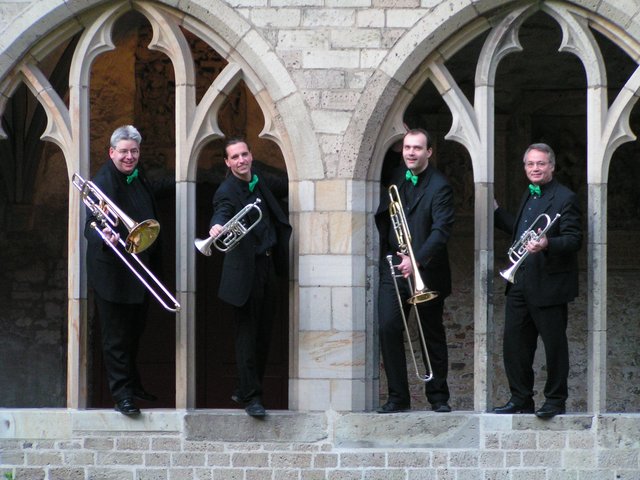 Das Blechbläserensemble Classic Brass Ruhr bestreitet das Benefizkonzert.