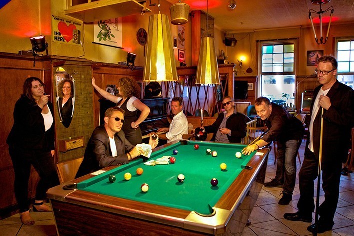 Spielen im Pfarrheim St. Josef und rocken die Bühne an der Schlenterstraße: Mr. B. Fetch.
