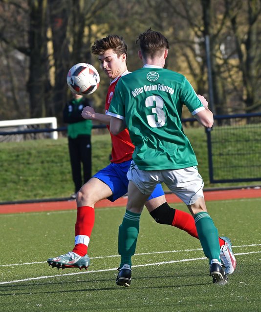 Gegen Adler Union Frintrop holten die Löwentaler wichtige Punkte.
Foto: Bangert